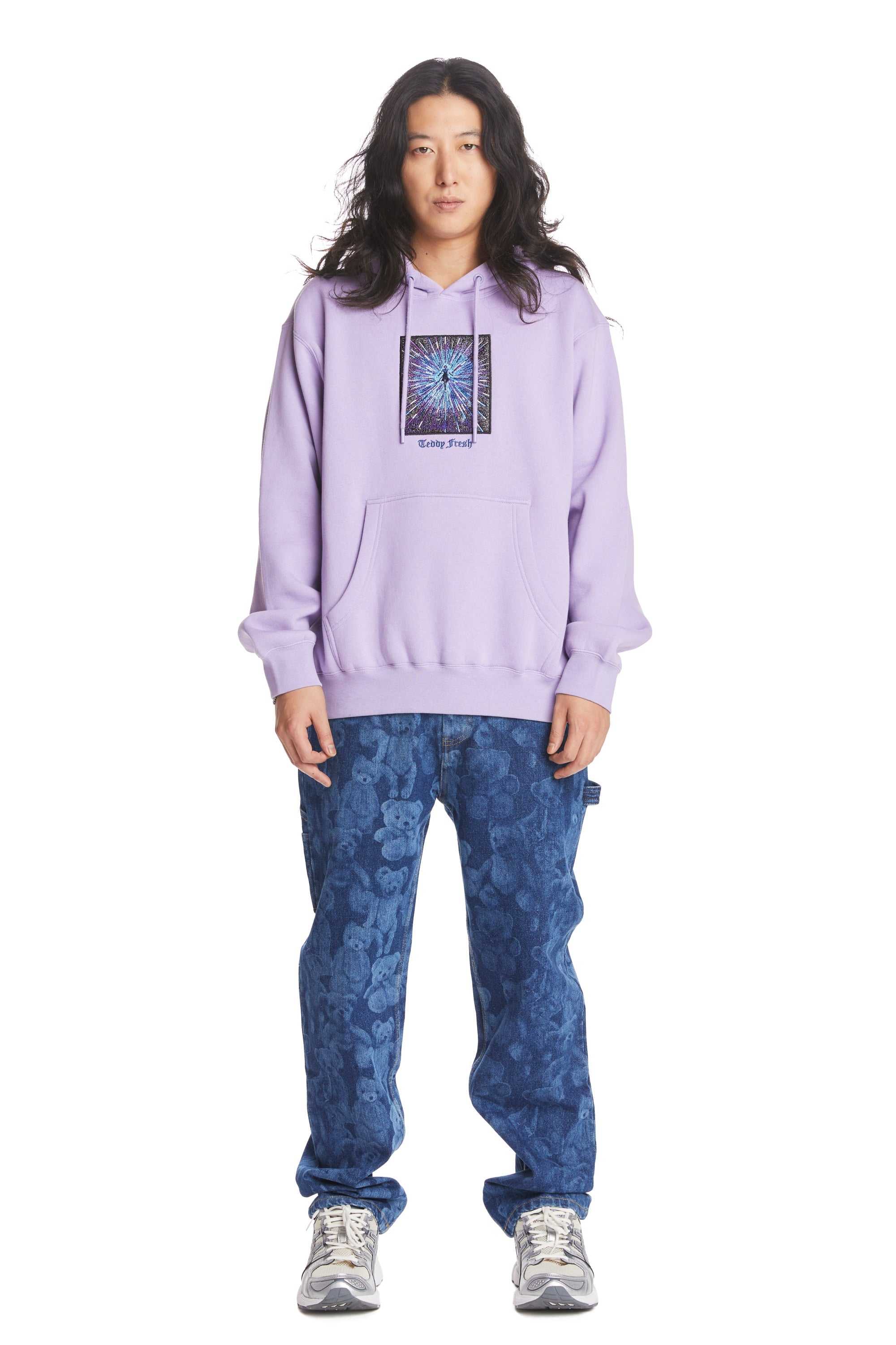 Lilac Teddy Fresh TF x Magic: The Gathering Counterspell Hoodie | 1384OIHBM