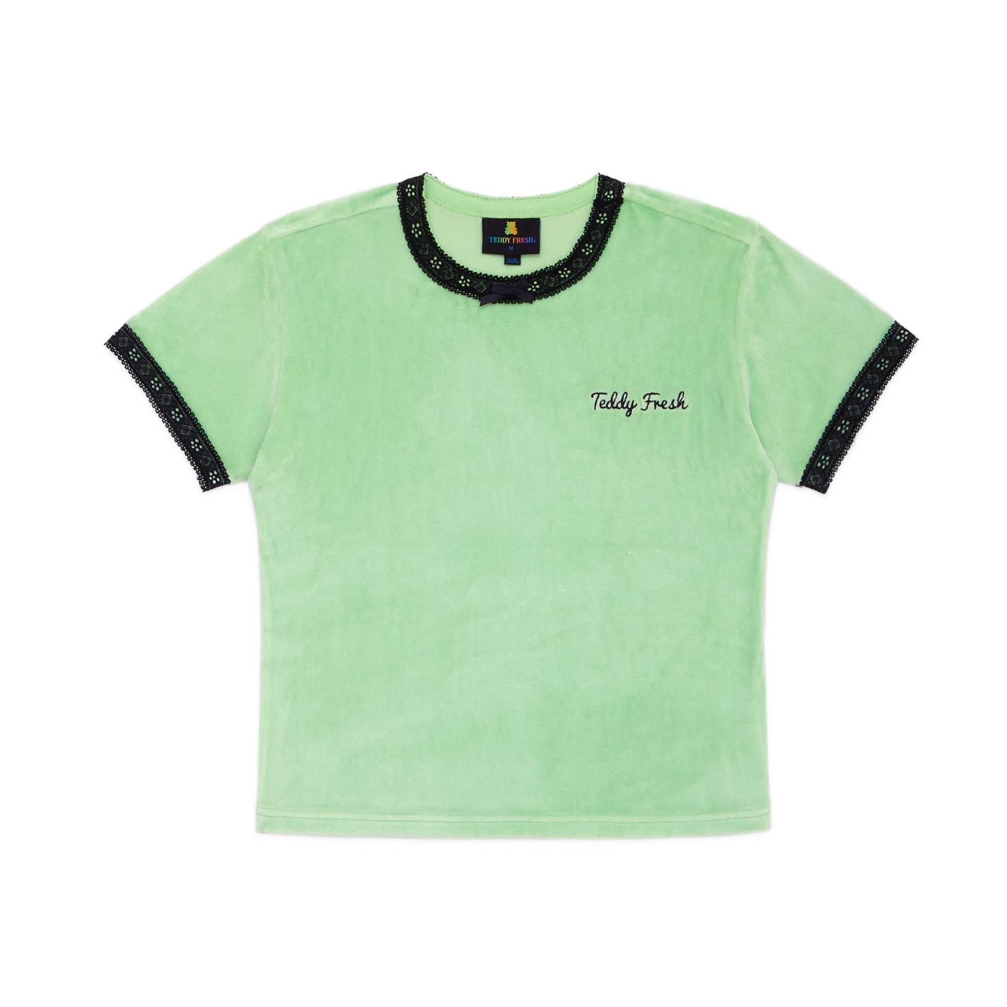 Mint Teddy Fresh Mint Velour Tee | 0618ACHML