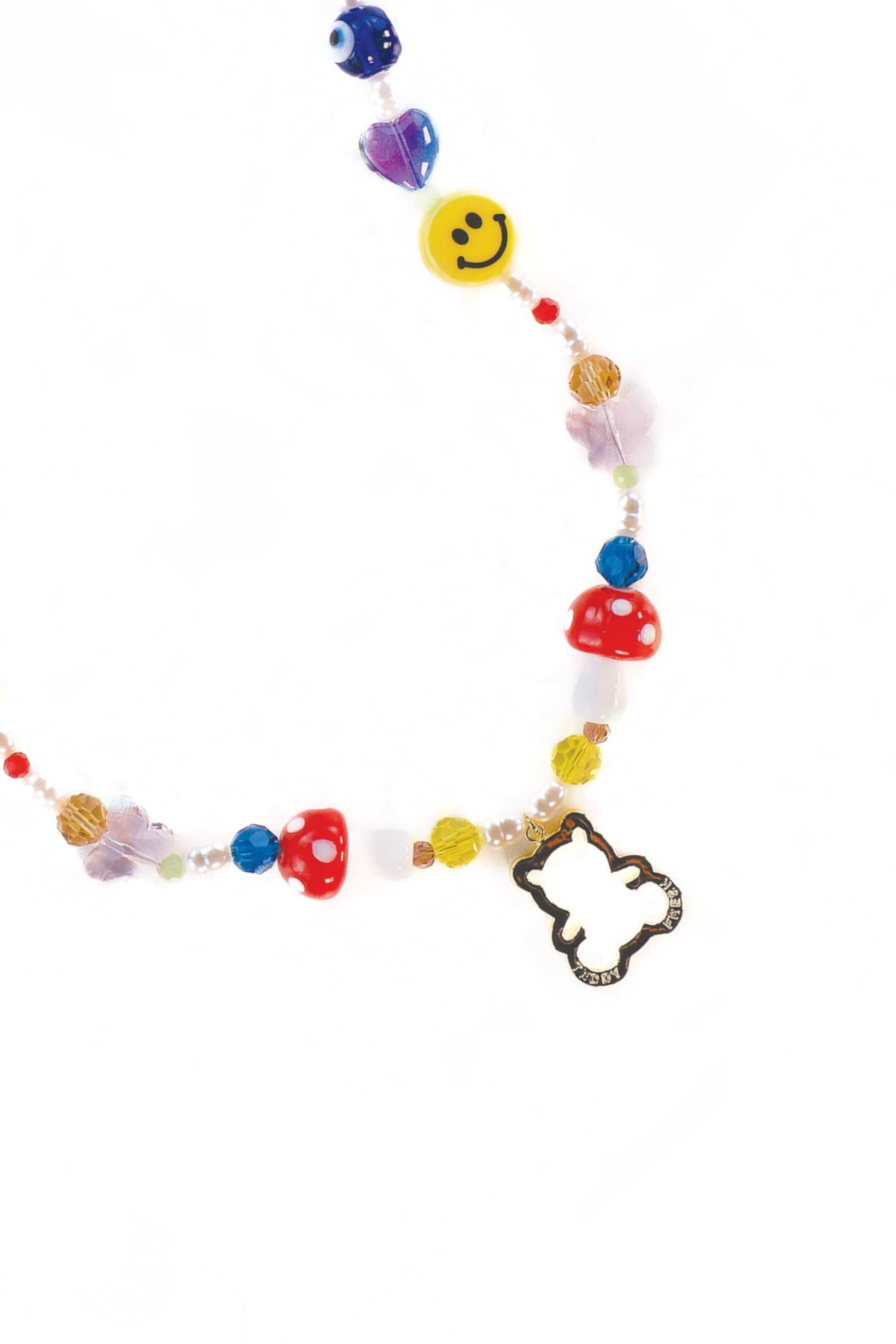 Multi Teddy Fresh All Smiles Bear Necklace | 8724ICVYN