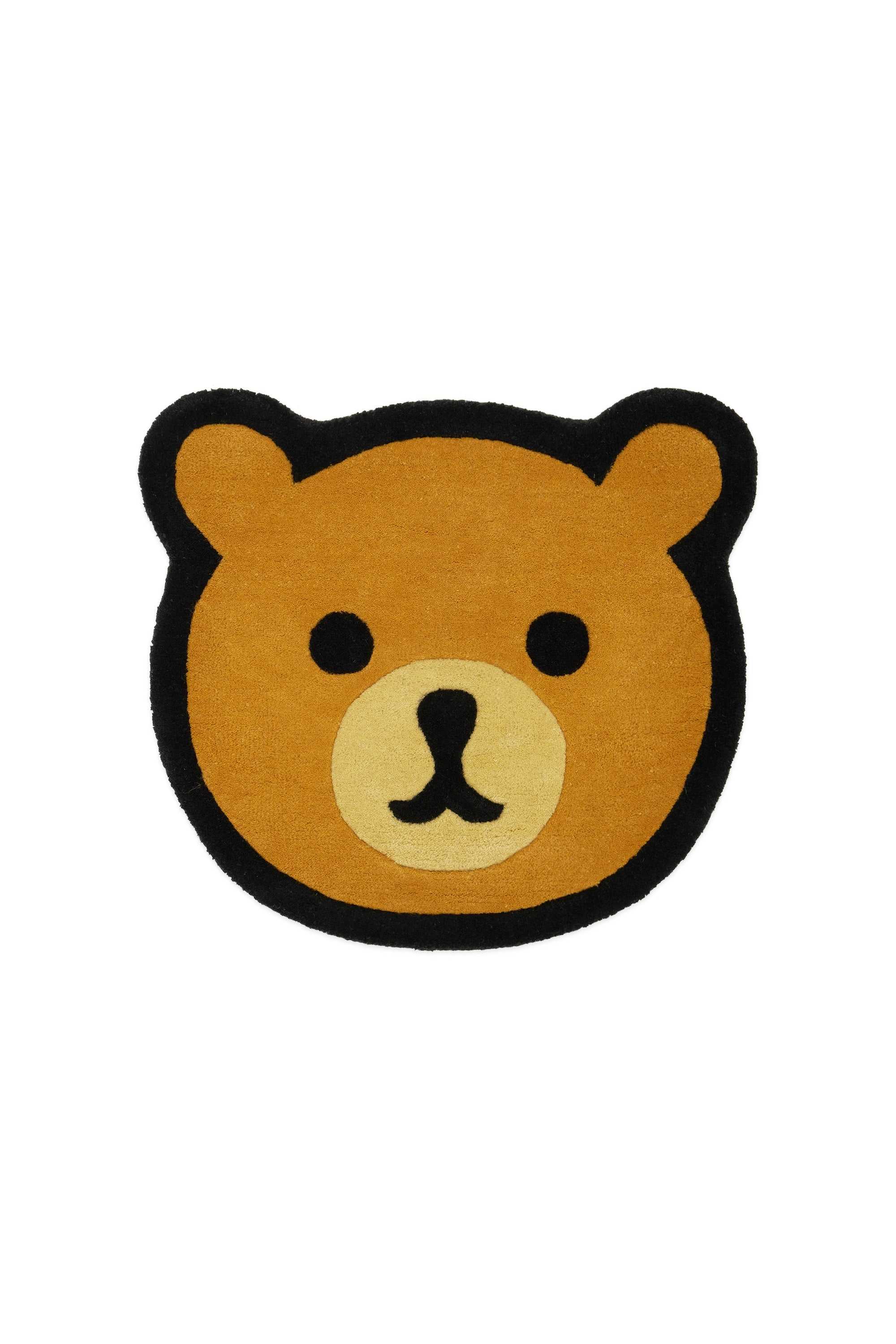 Multi Teddy Fresh Bear Head Rug | 6357BHLJY