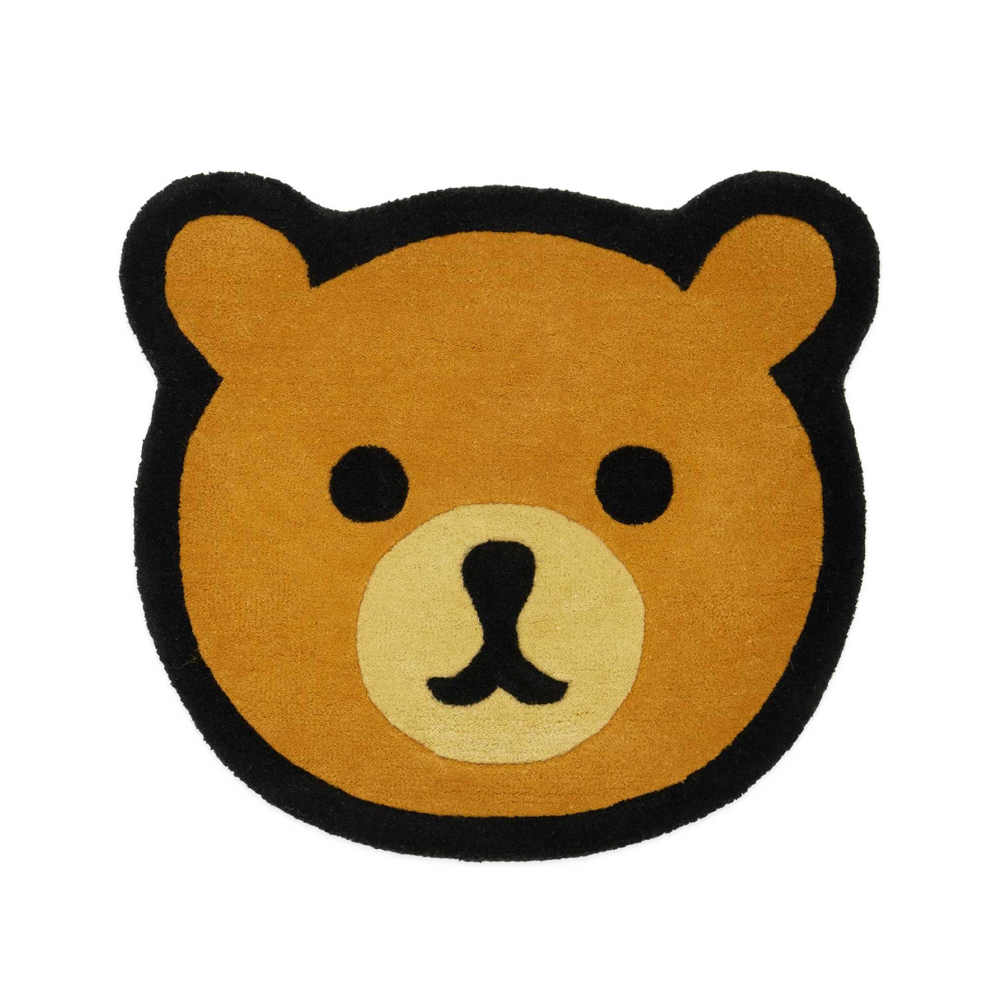 Multi Teddy Fresh Bear Head Rug | 6357BHLJY