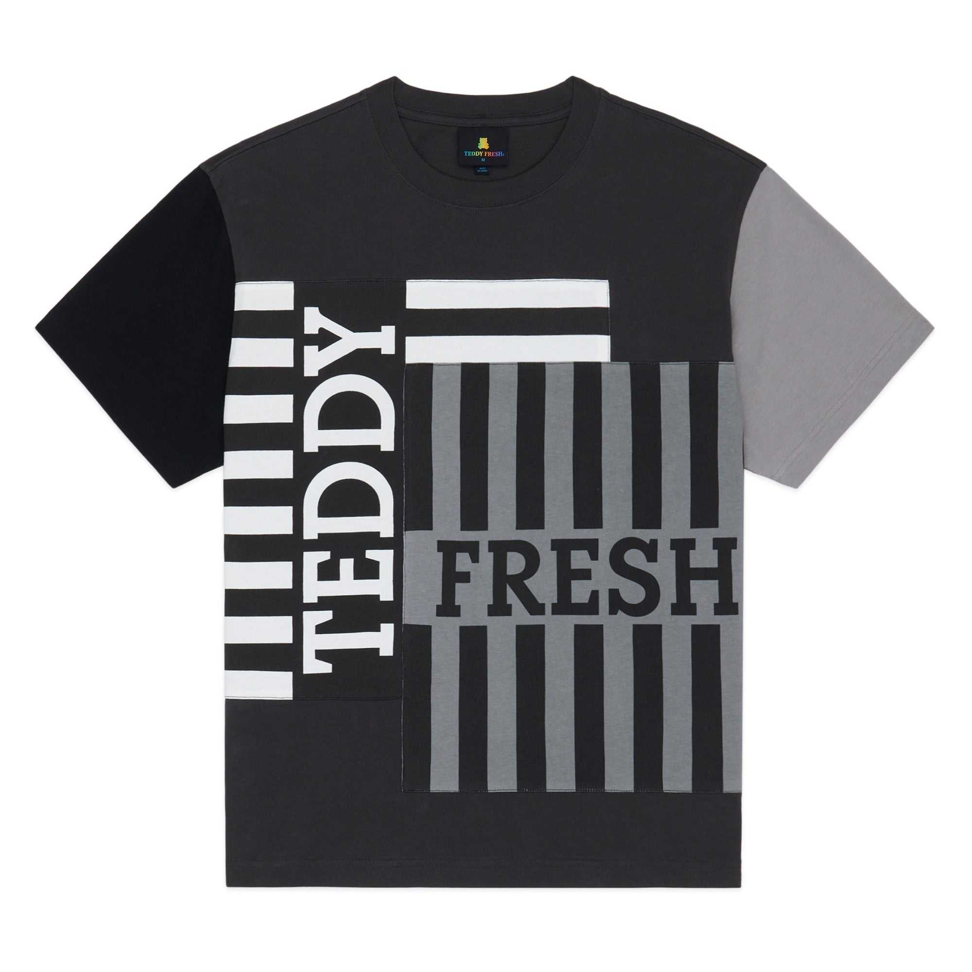 Multi Teddy Fresh Box Paneled Tee | 7240MSGBF