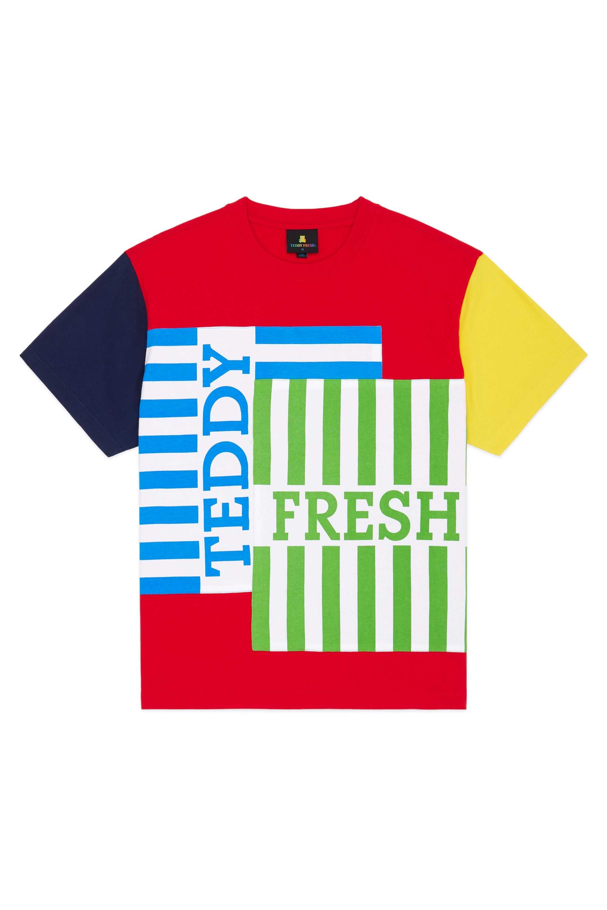 Multi Teddy Fresh Box Paneled Tee | 7240MSGBF