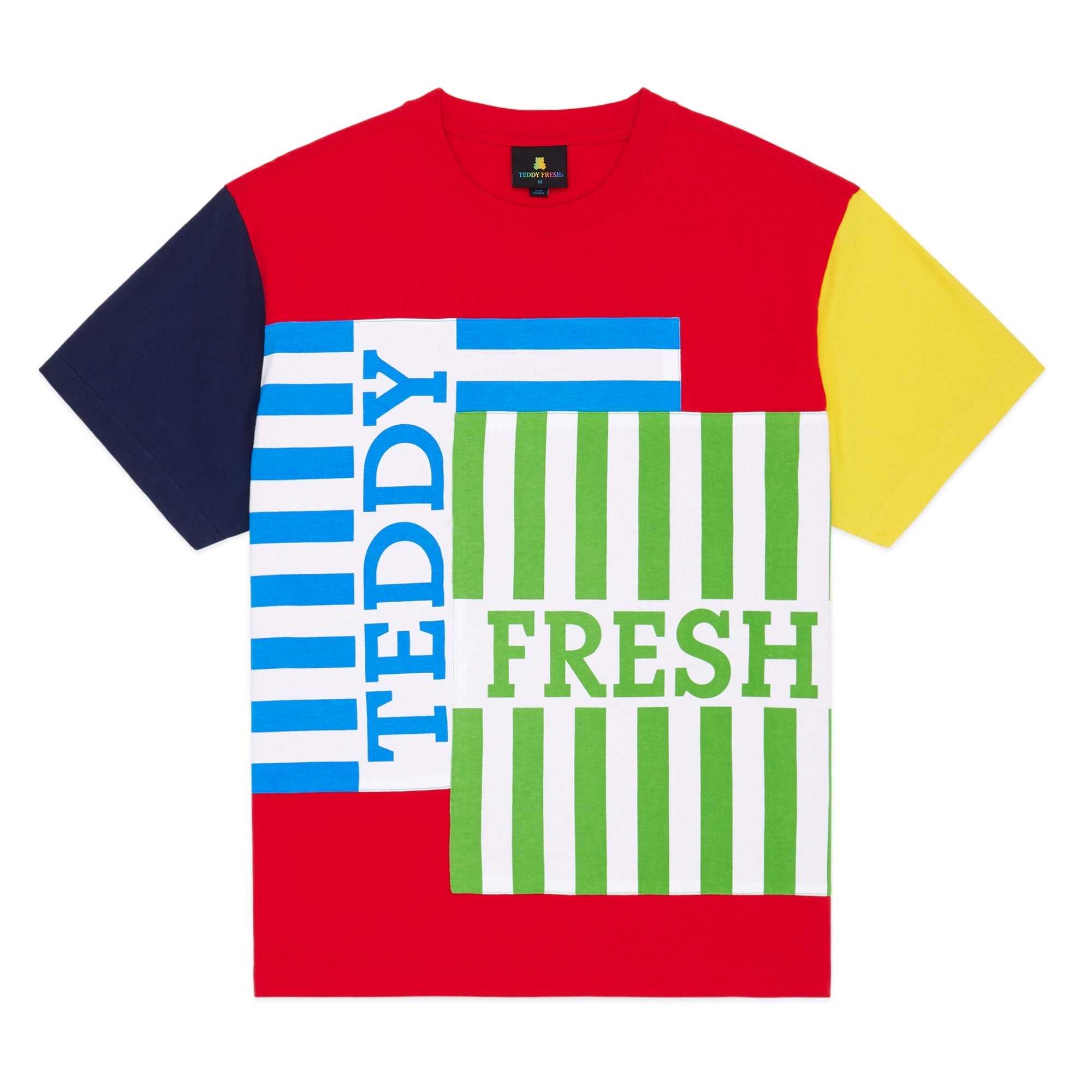 Multi Teddy Fresh Box Paneled Tee | 7240MSGBF