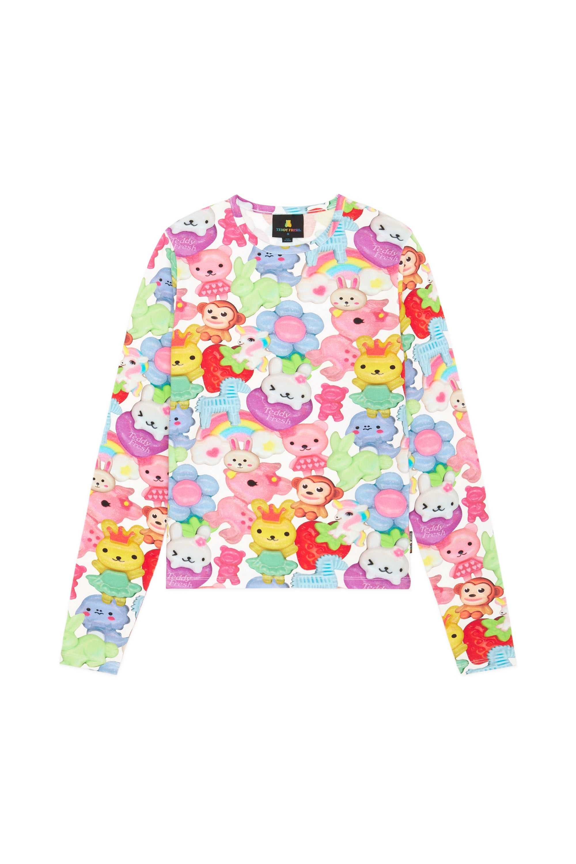 Multi Teddy Fresh Charms Fitted Tee | 2594XEJQL