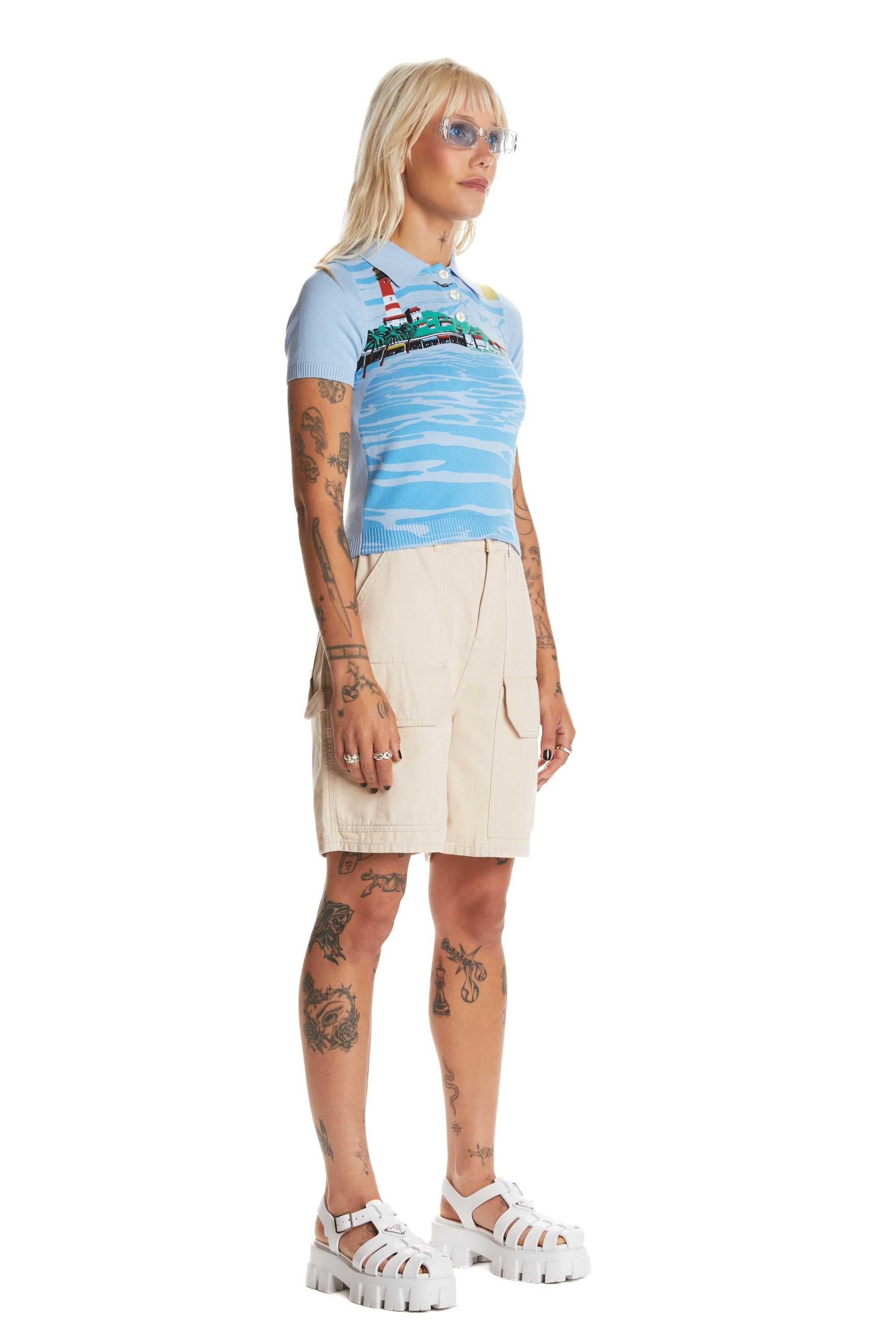 Multi Teddy Fresh Lighthouse Polo | 2418MPUSR