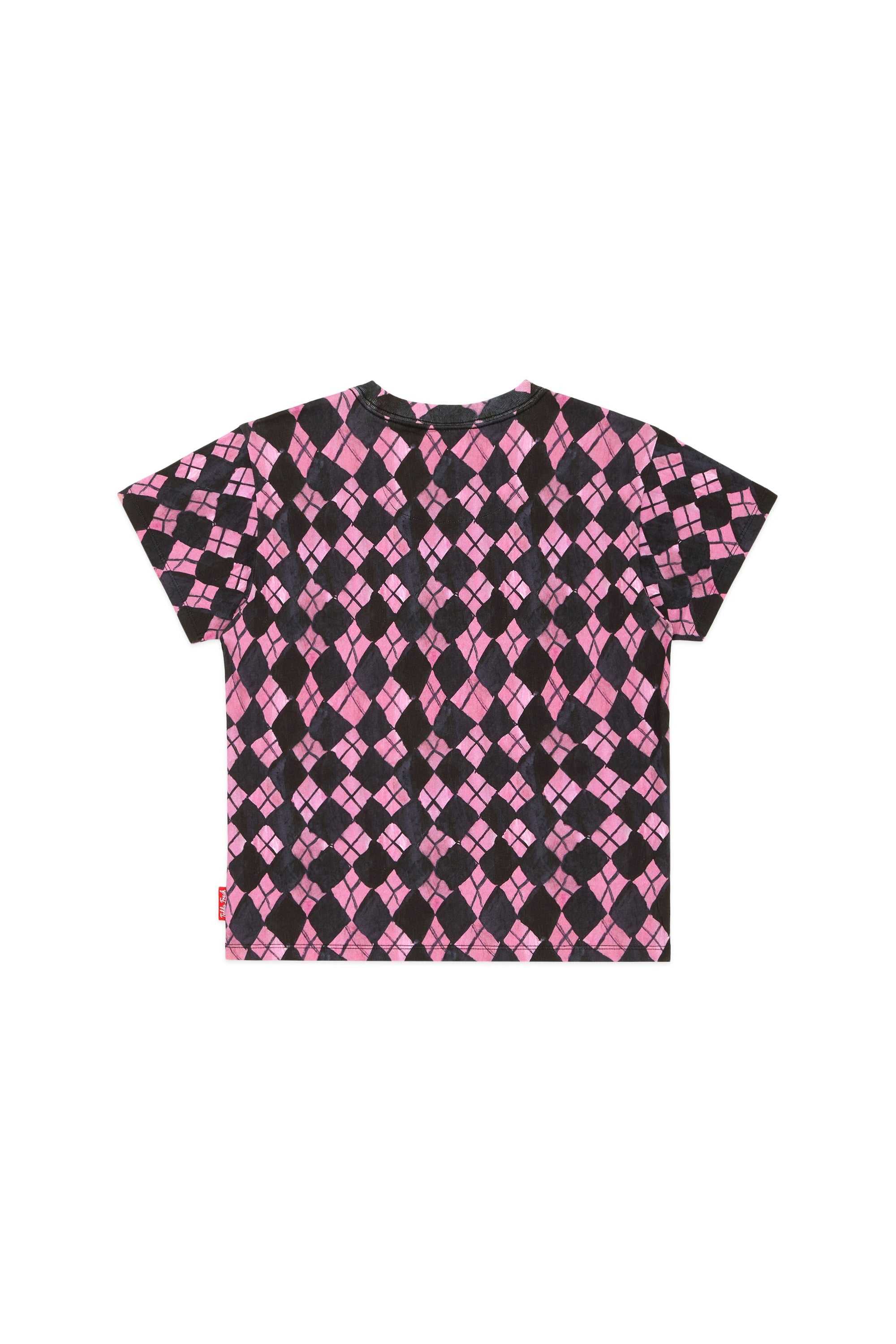 Multi Teddy Fresh Painted Argyle Tee | 5862AZIXS