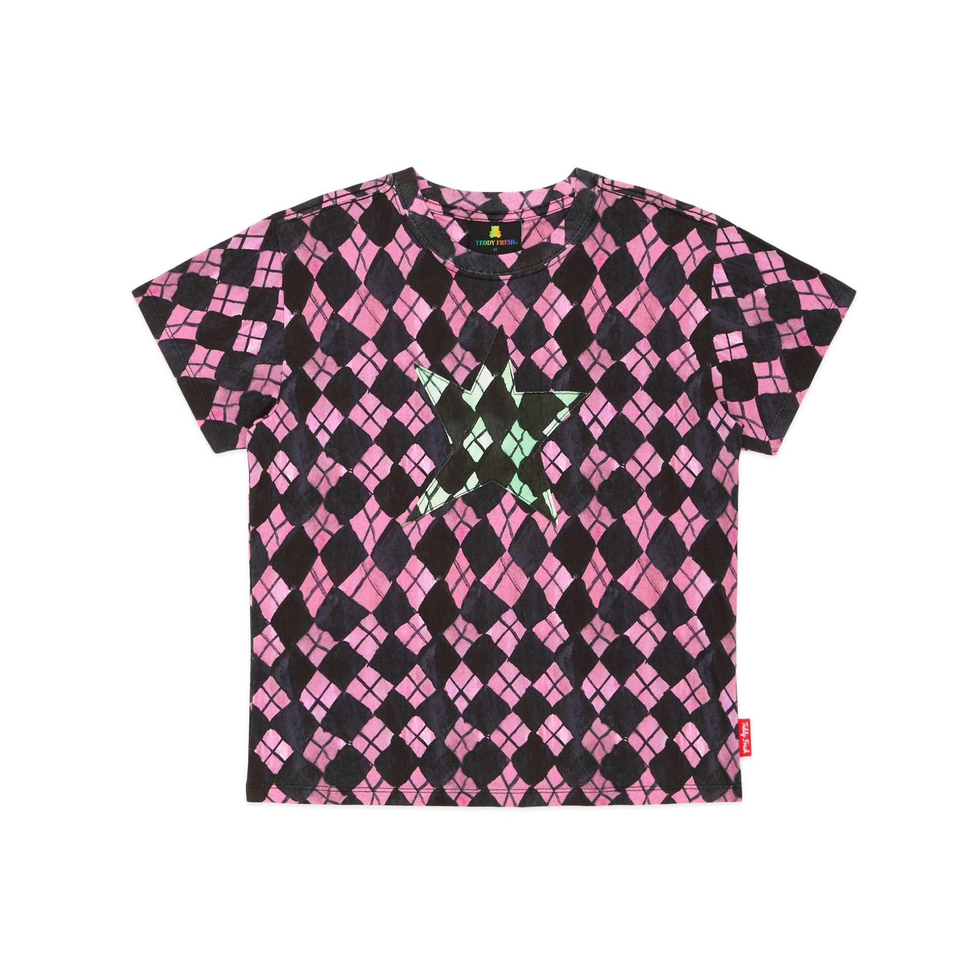 Multi Teddy Fresh Painted Argyle Tee | 5862AZIXS