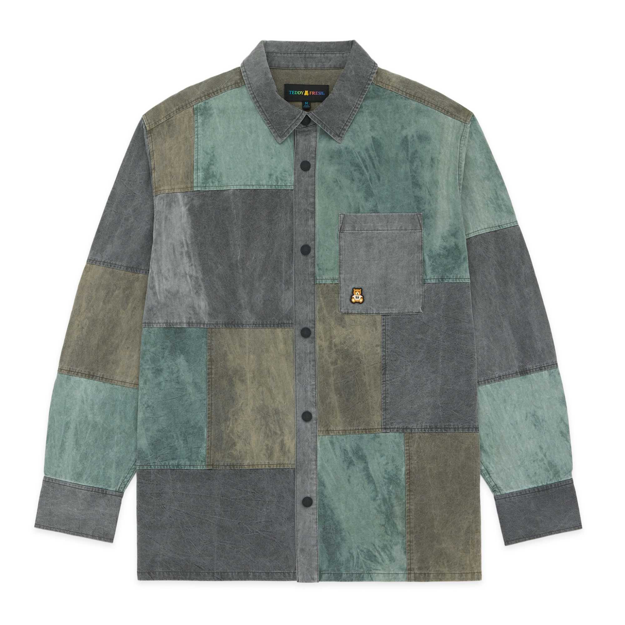 Multi Teddy Fresh Pieced Together Shirt | 6231FCUIO