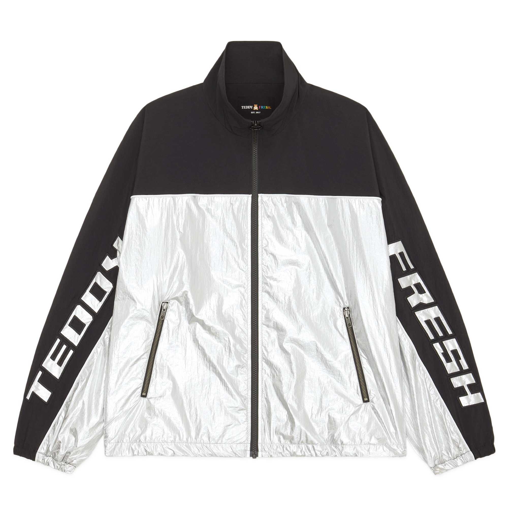 Multi Teddy Fresh Silver Panel Track Jacket | 0247NGTYI