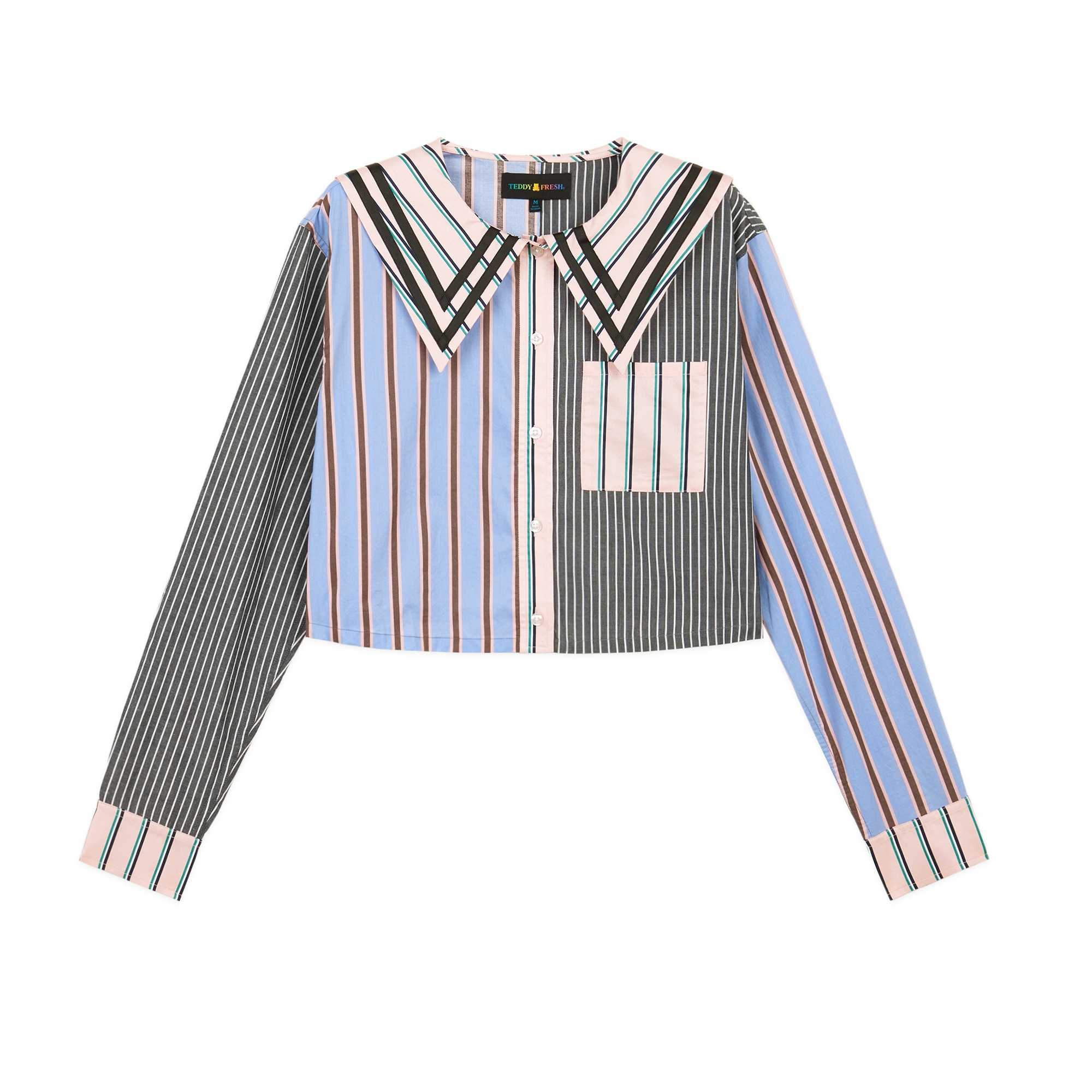 Multi Teddy Fresh Stripe Mix Sailor Shirt | 3281GAXTY