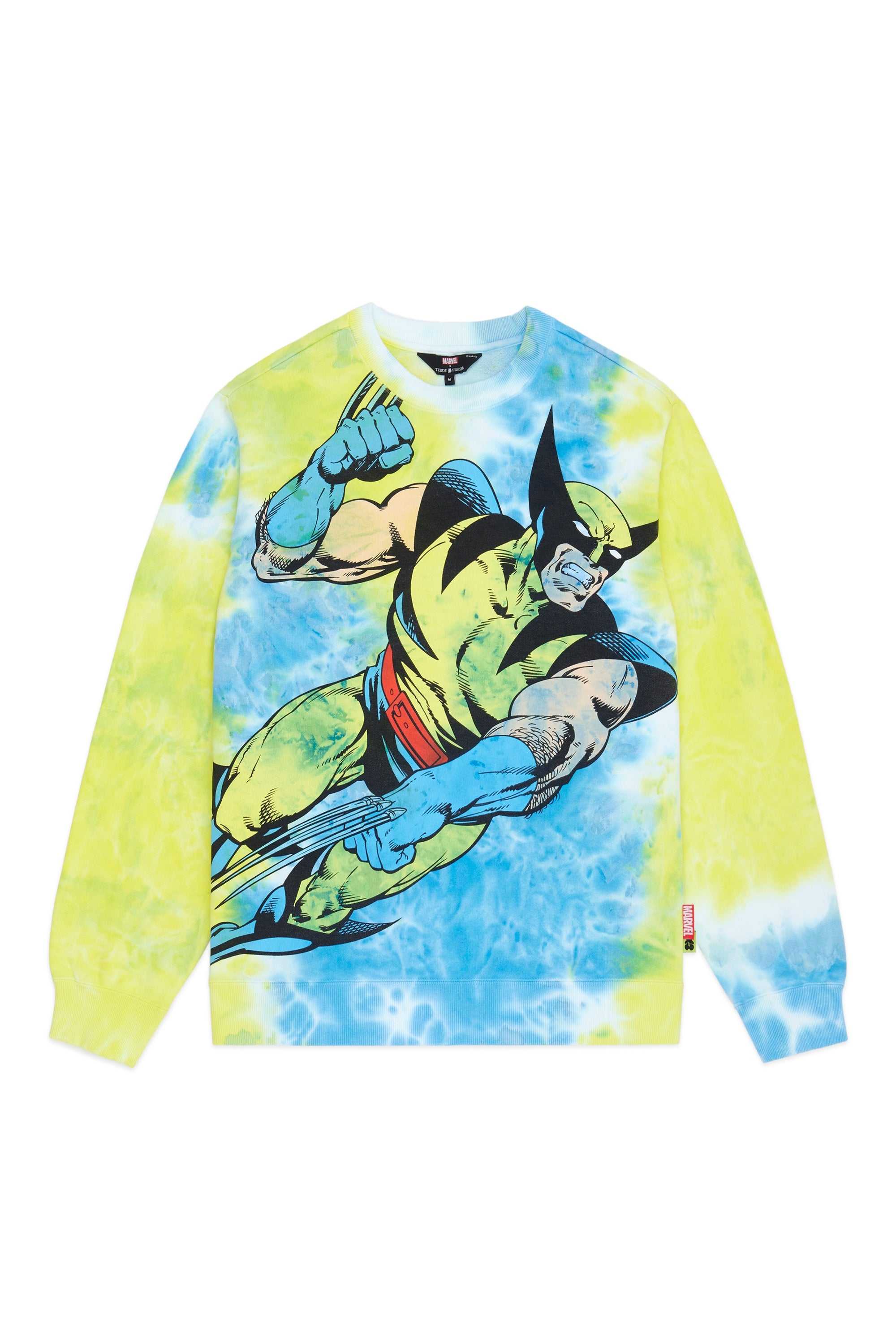 Multi Teddy Fresh TF x Marvel Wolverine Tie Dye Crewneck | 0372SLOGQ