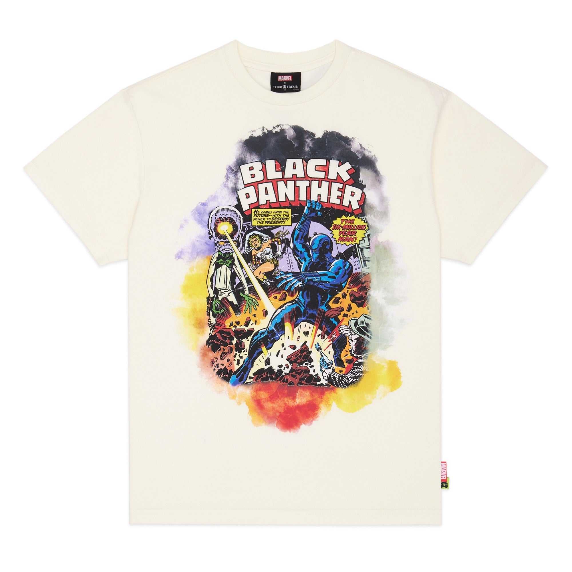 Natural Teddy Fresh TF x Marvel Black Panther Tee | 8570JYLFU