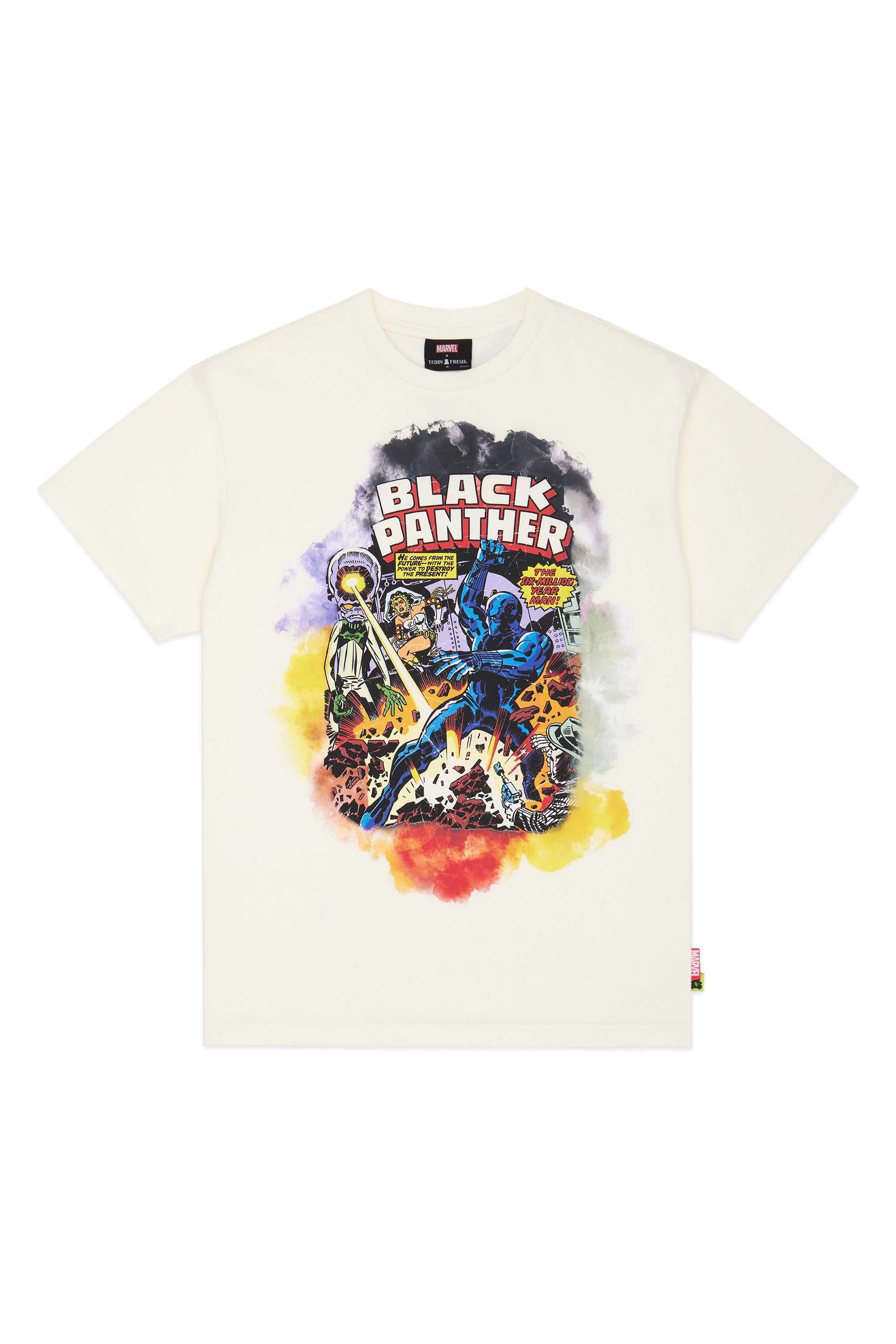 Natural Teddy Fresh TF x Marvel Black Panther Tee | 8570JYLFU