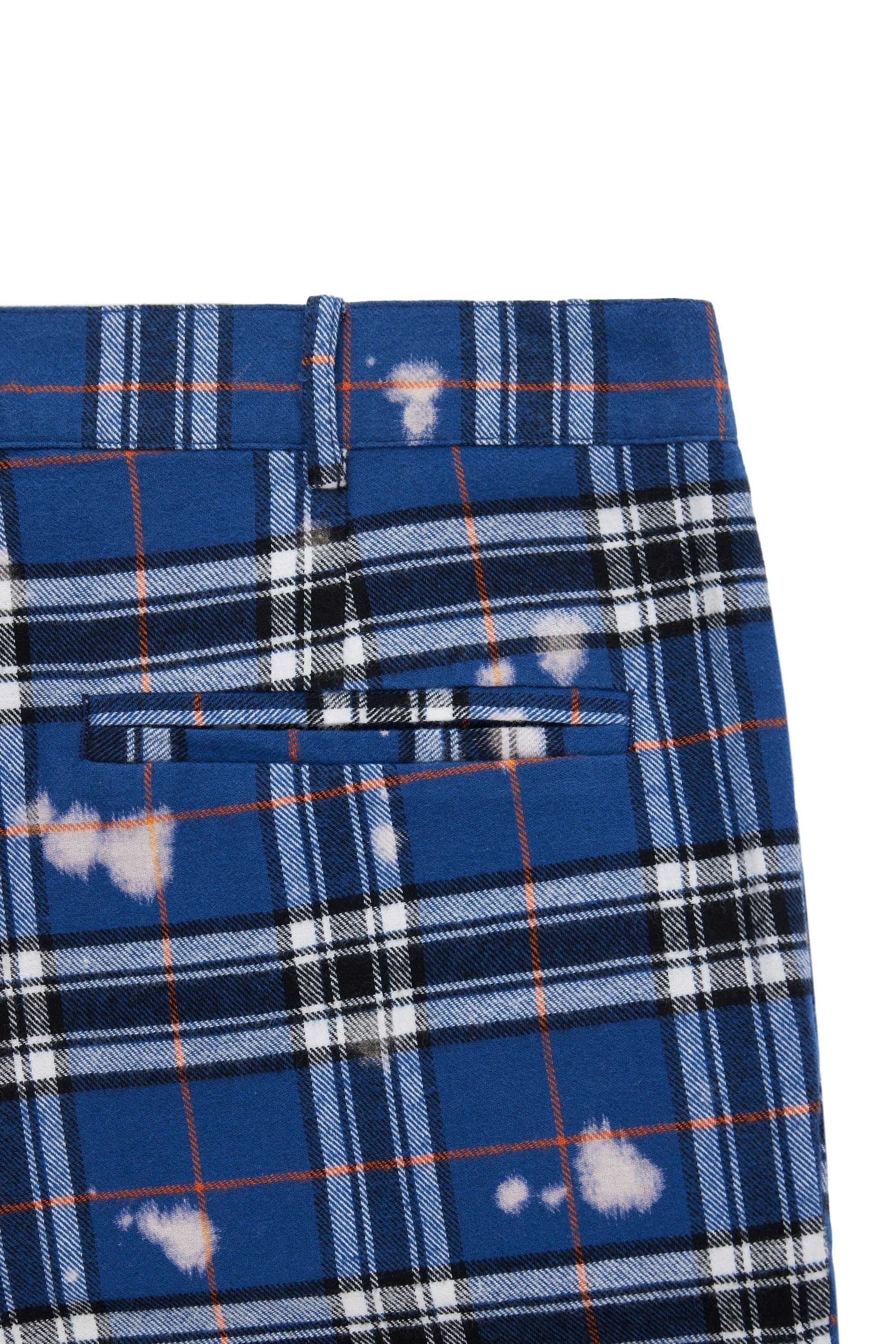 Navy Teddy Fresh Bleached Flannel Shorts | 0928OXIKD