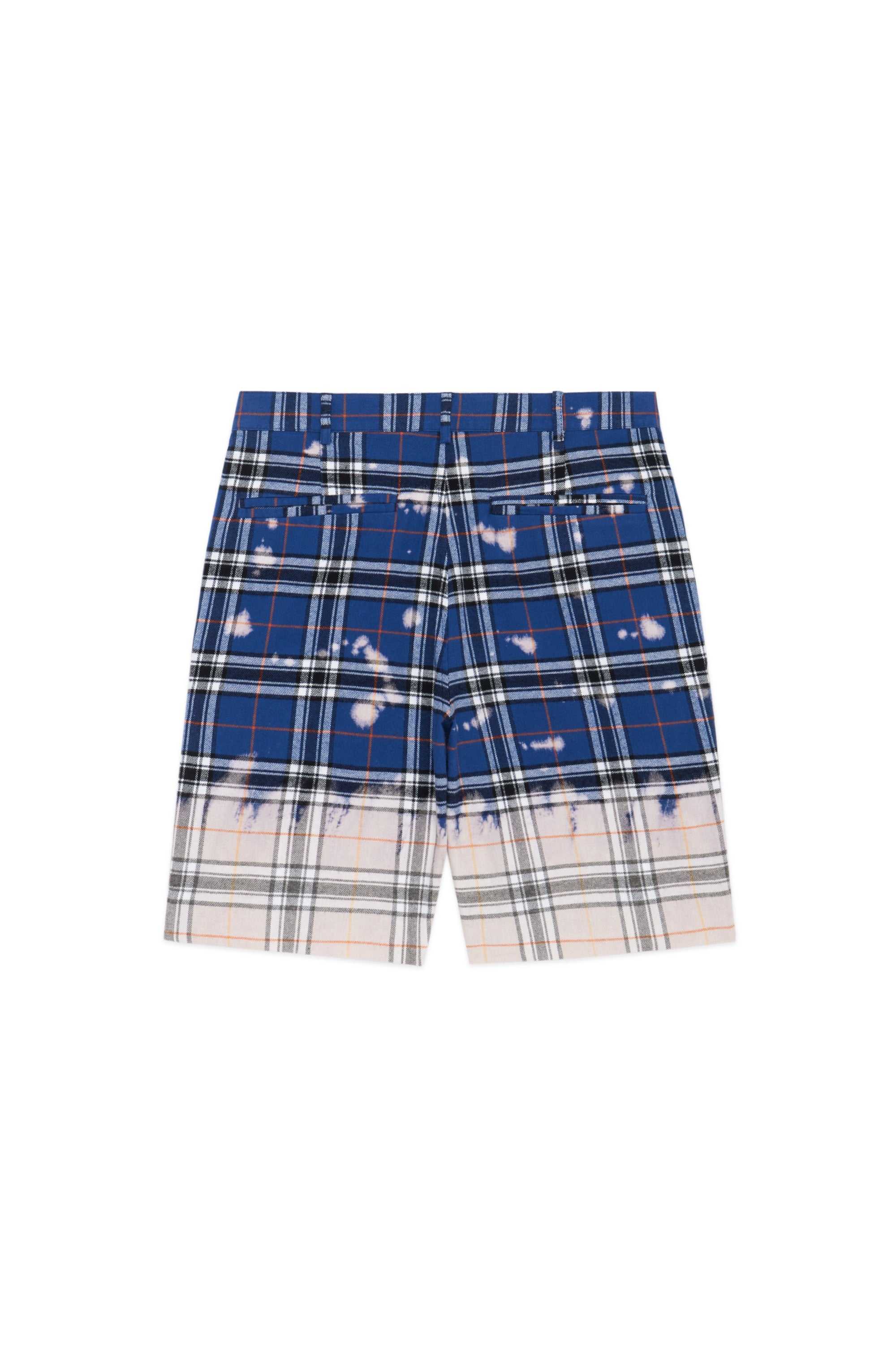 Navy Teddy Fresh Bleached Flannel Shorts | 0928OXIKD