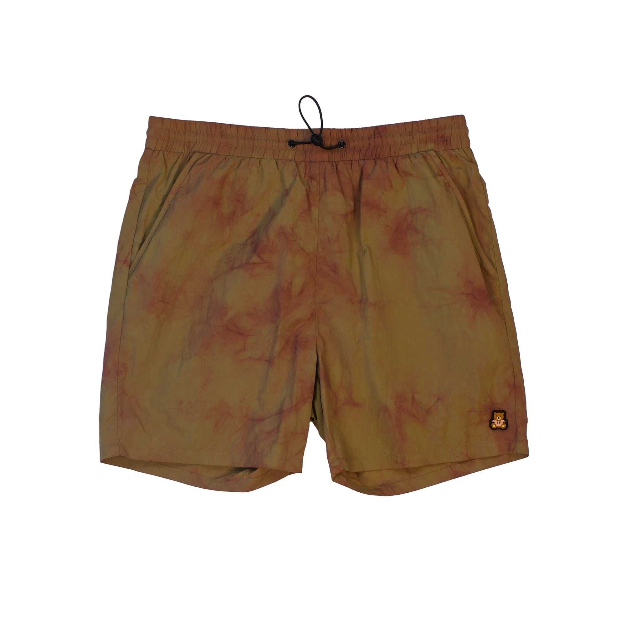 Navy Teddy Fresh Overdye Shorts | 1674PQAWM