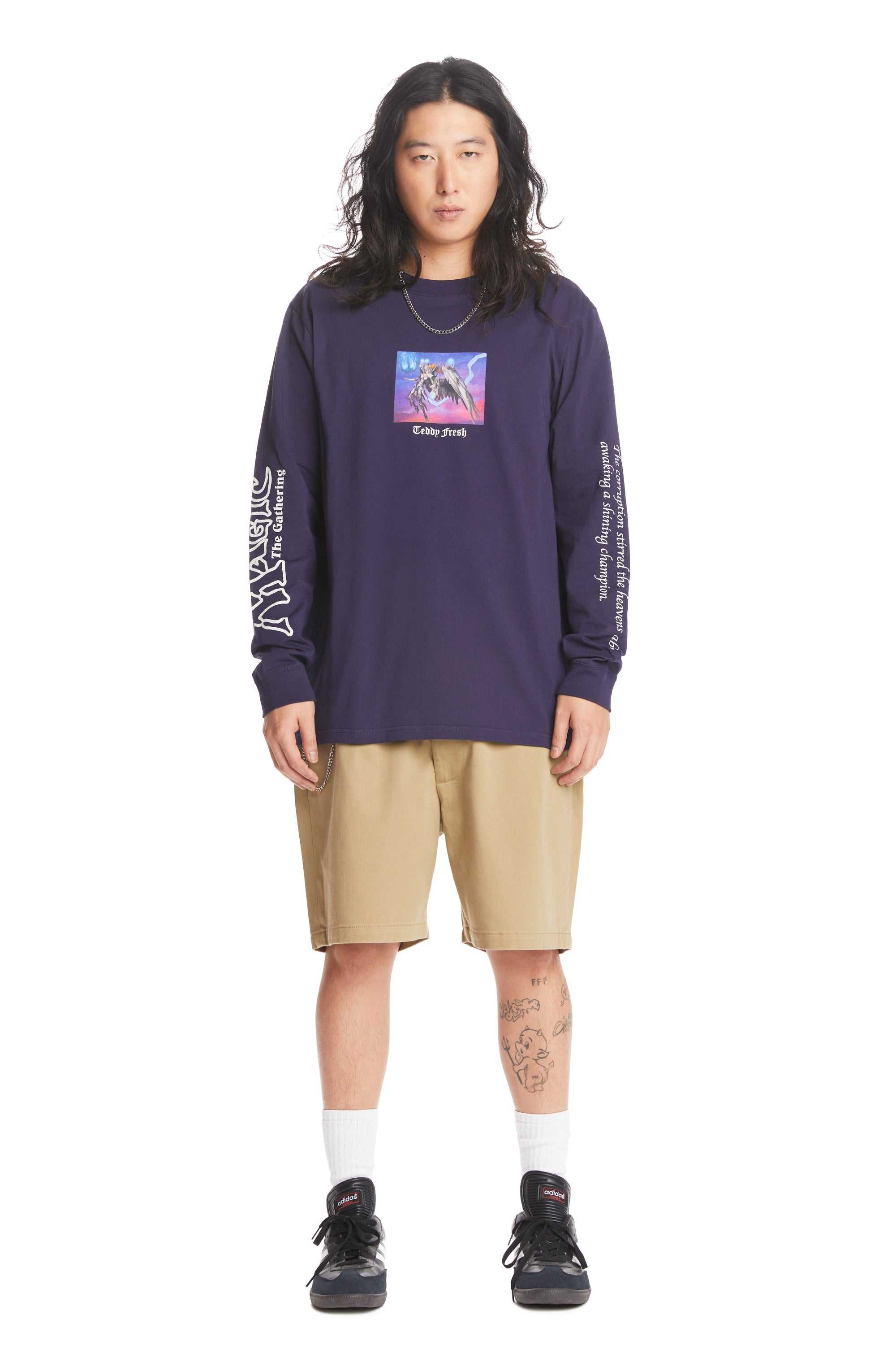 Navy Teddy Fresh TF x Magic: The Gathering Victory's Herald Tee | 6325VEBWI