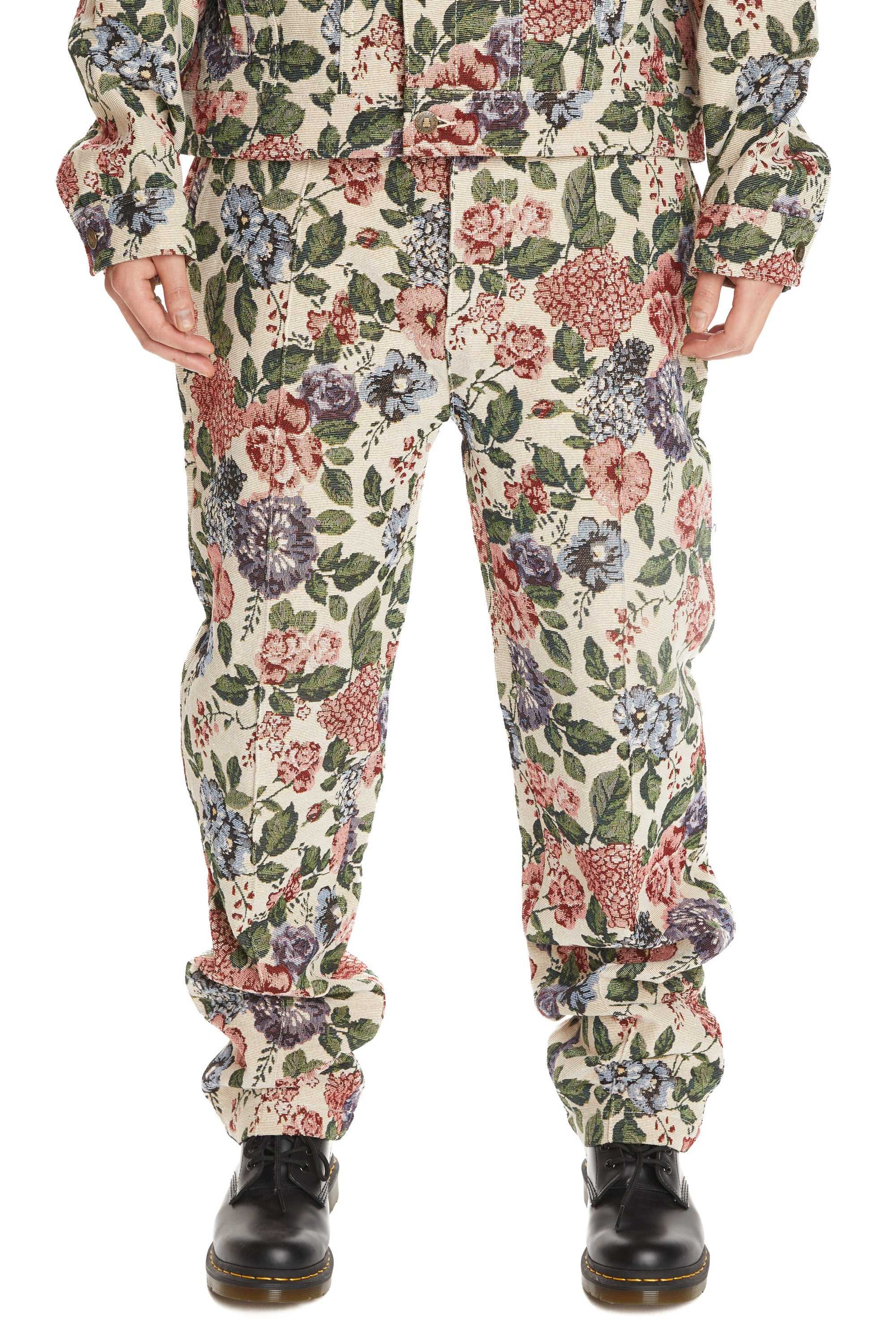 Neutral Teddy Fresh Tapestry Pants | 3489HILMX