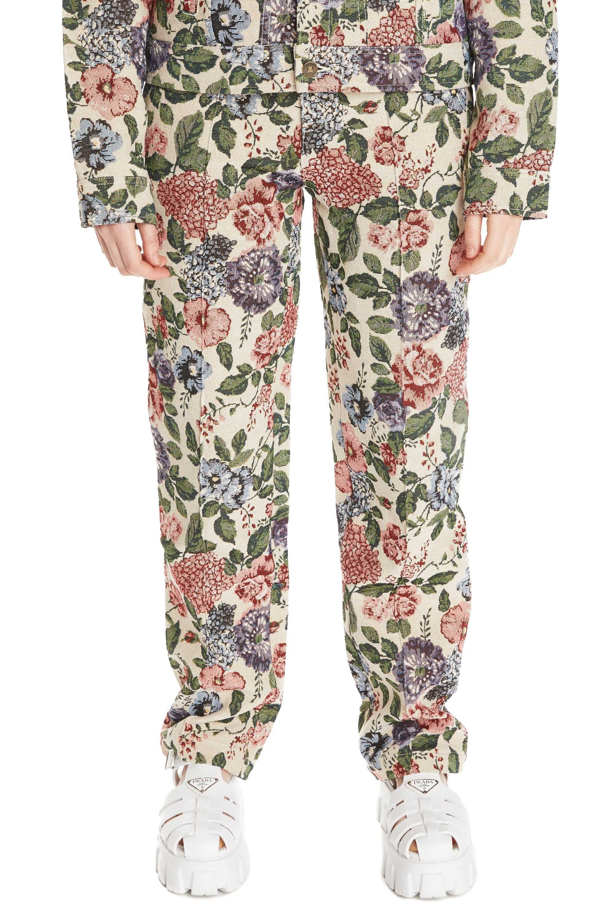 Neutral Teddy Fresh Tapestry Pants | 3489HILMX