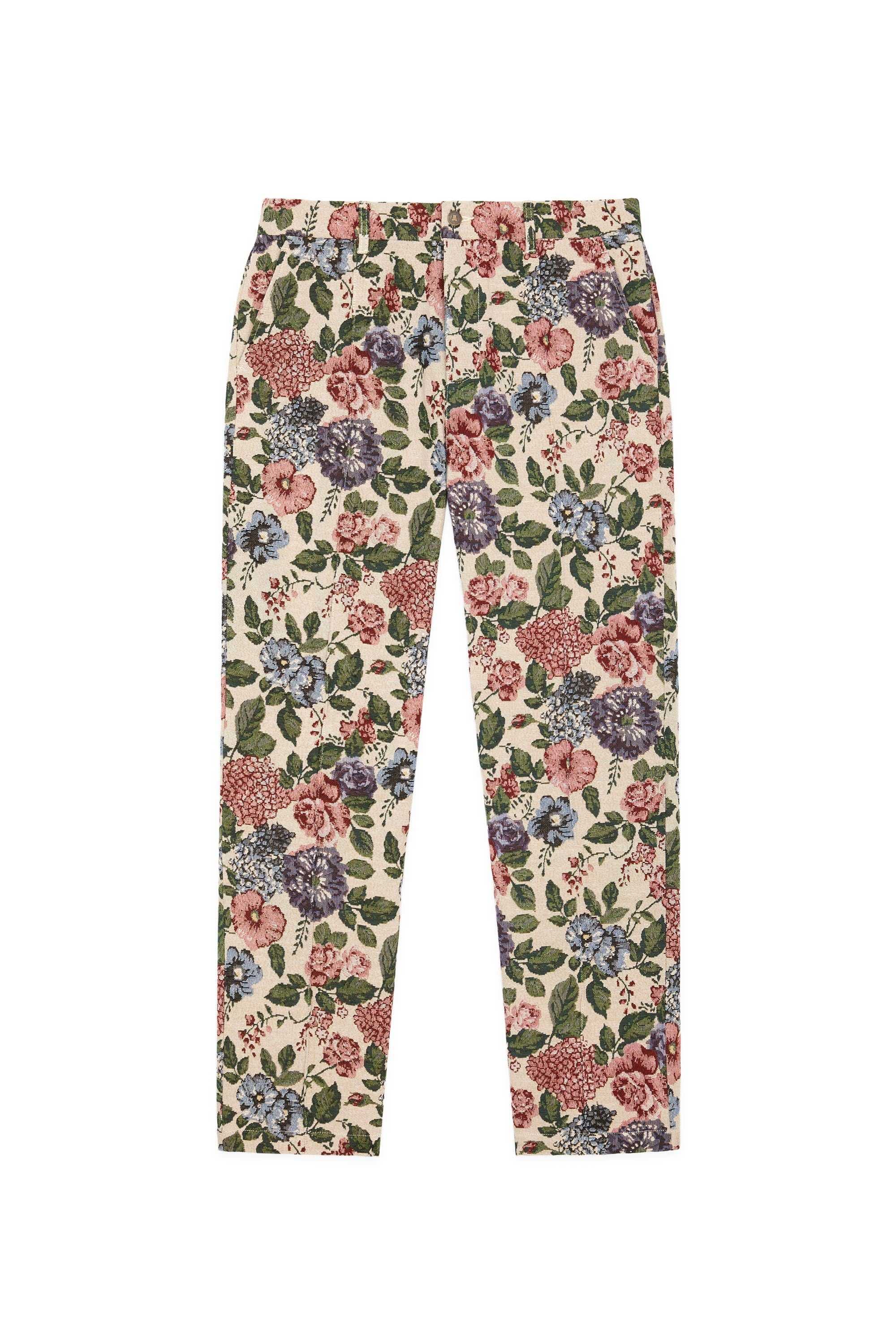 Neutral Teddy Fresh Tapestry Pants | 3489HILMX