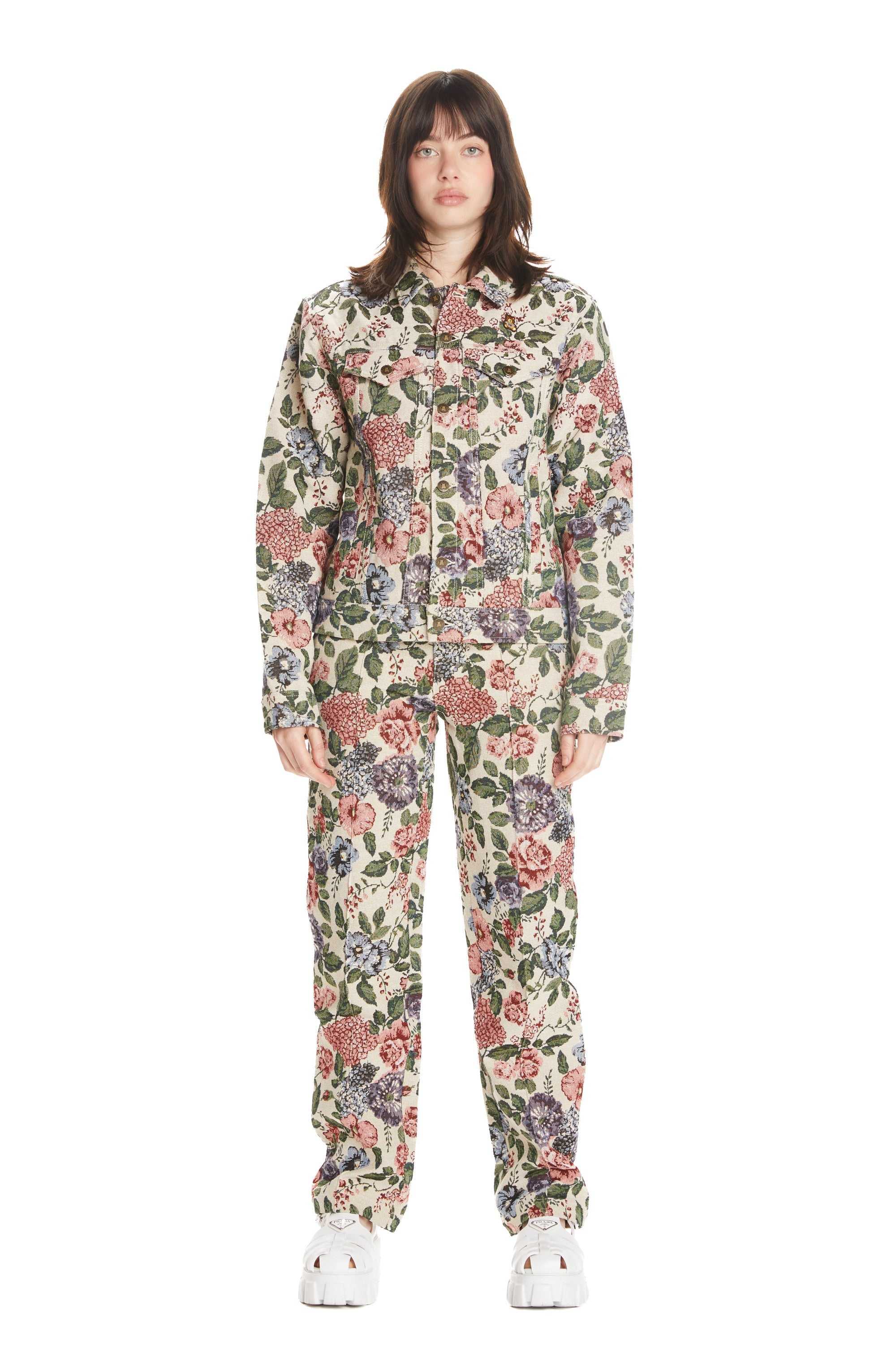 Neutral Teddy Fresh Tapestry Pants | 3489HILMX