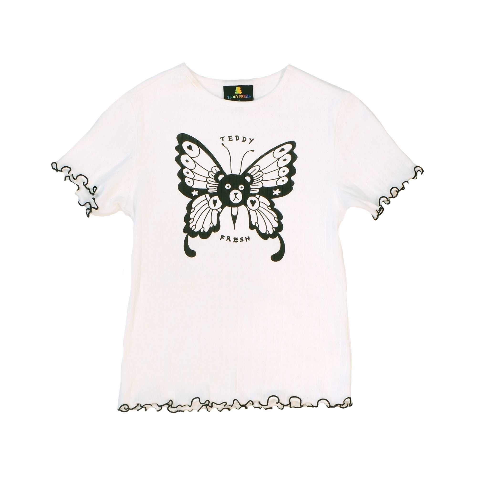 Pink Teddy Fresh Bear Butterfly Tee | 6759TRILV