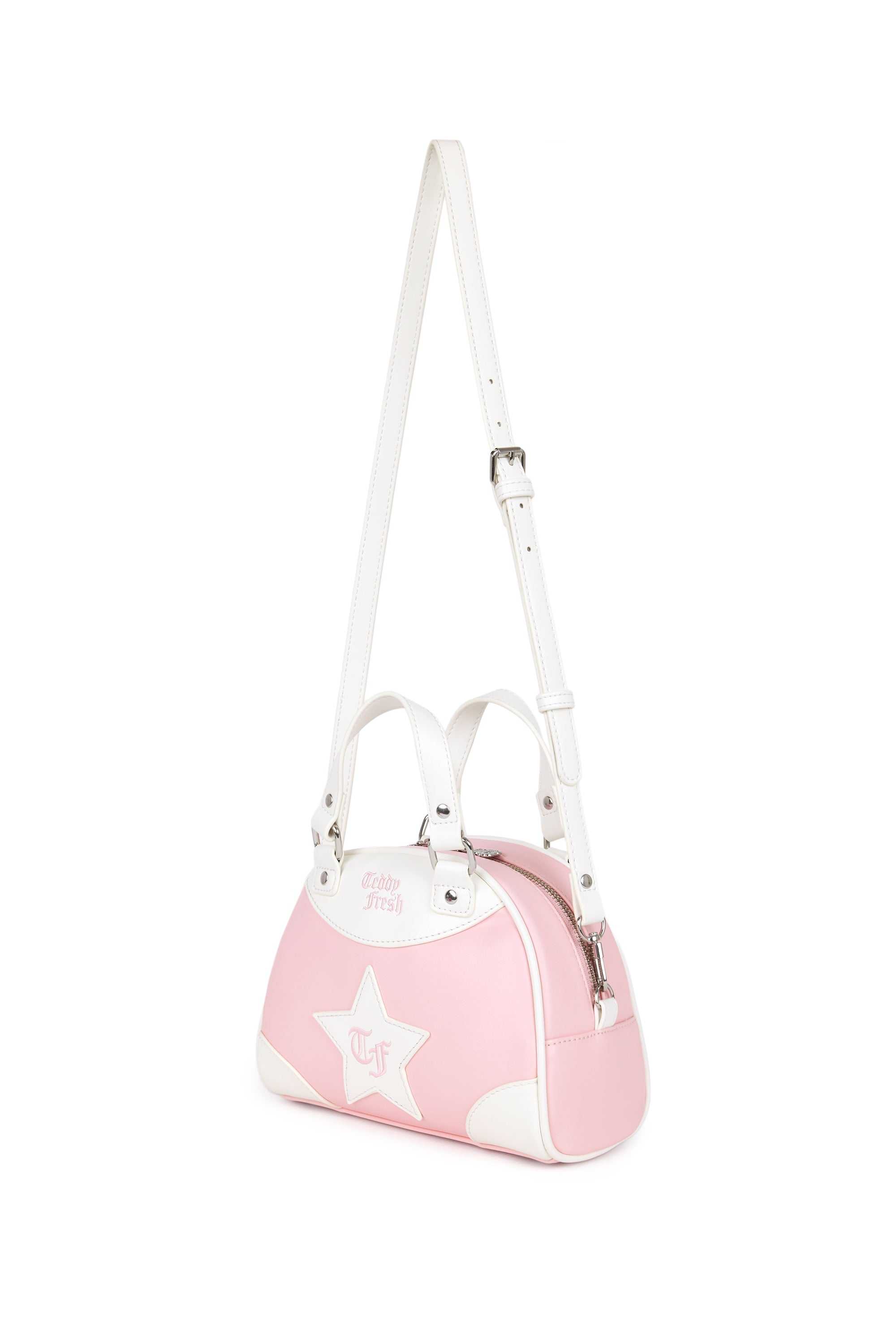 Pink Teddy Fresh Mini Bowler Bag | 7408DPVQI