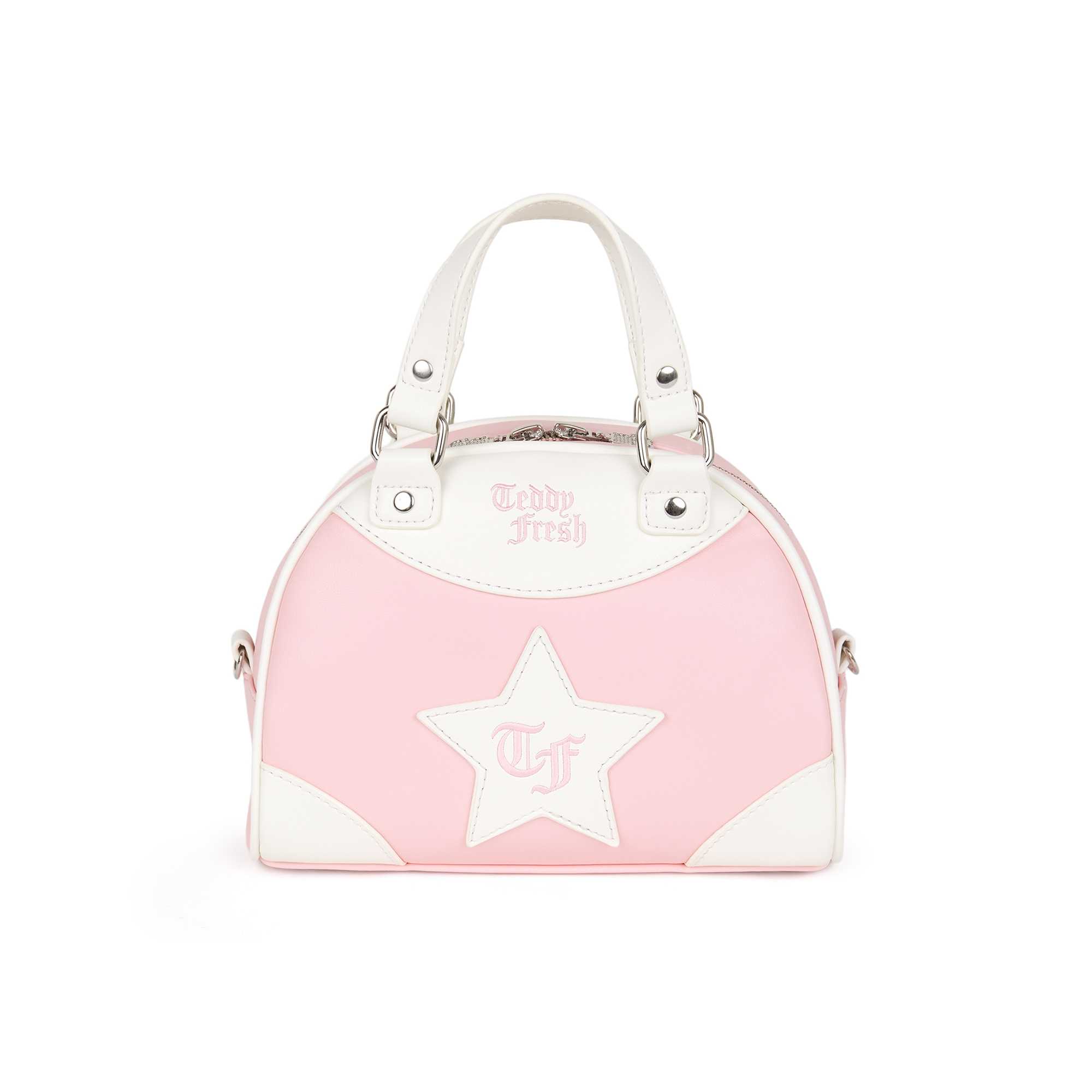 Pink Teddy Fresh Mini Bowler Bag | 7408DPVQI