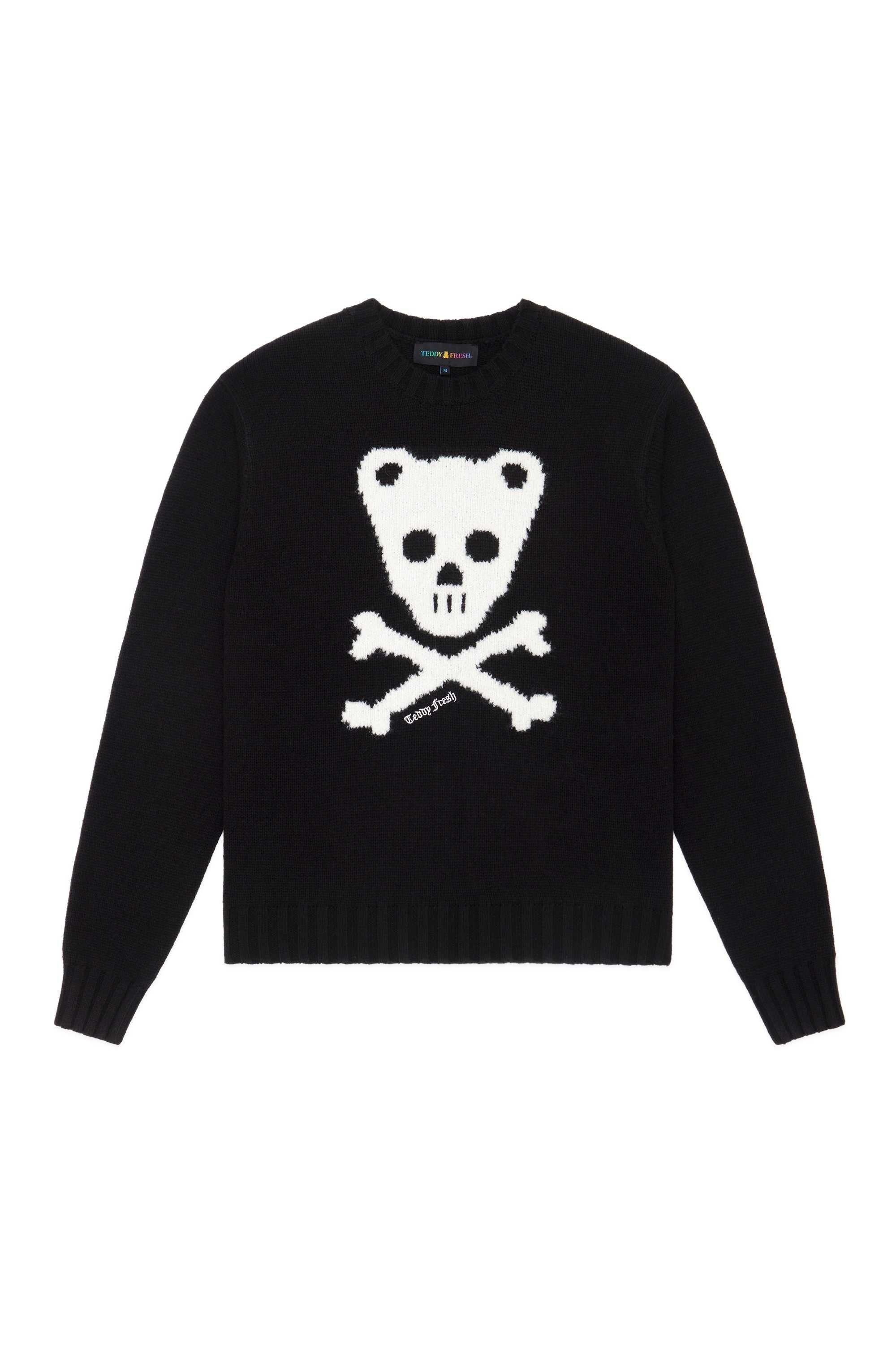 Pink Teddy Fresh Teddy Skull And Crossbones Sweater | 9608PYBAC