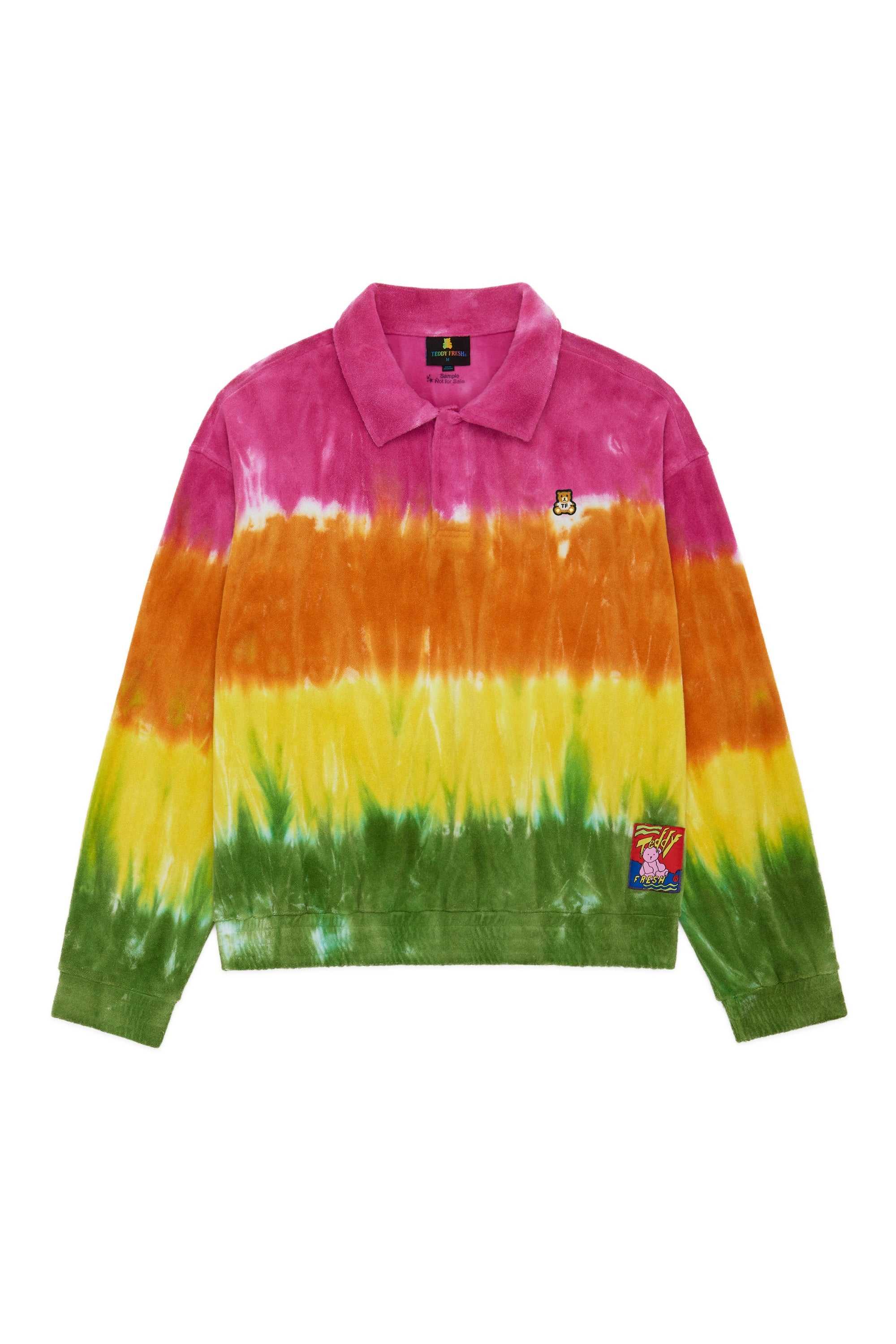 Pink Teddy Fresh Tie Dye Terry Sweatshirt | 5963NZJTI