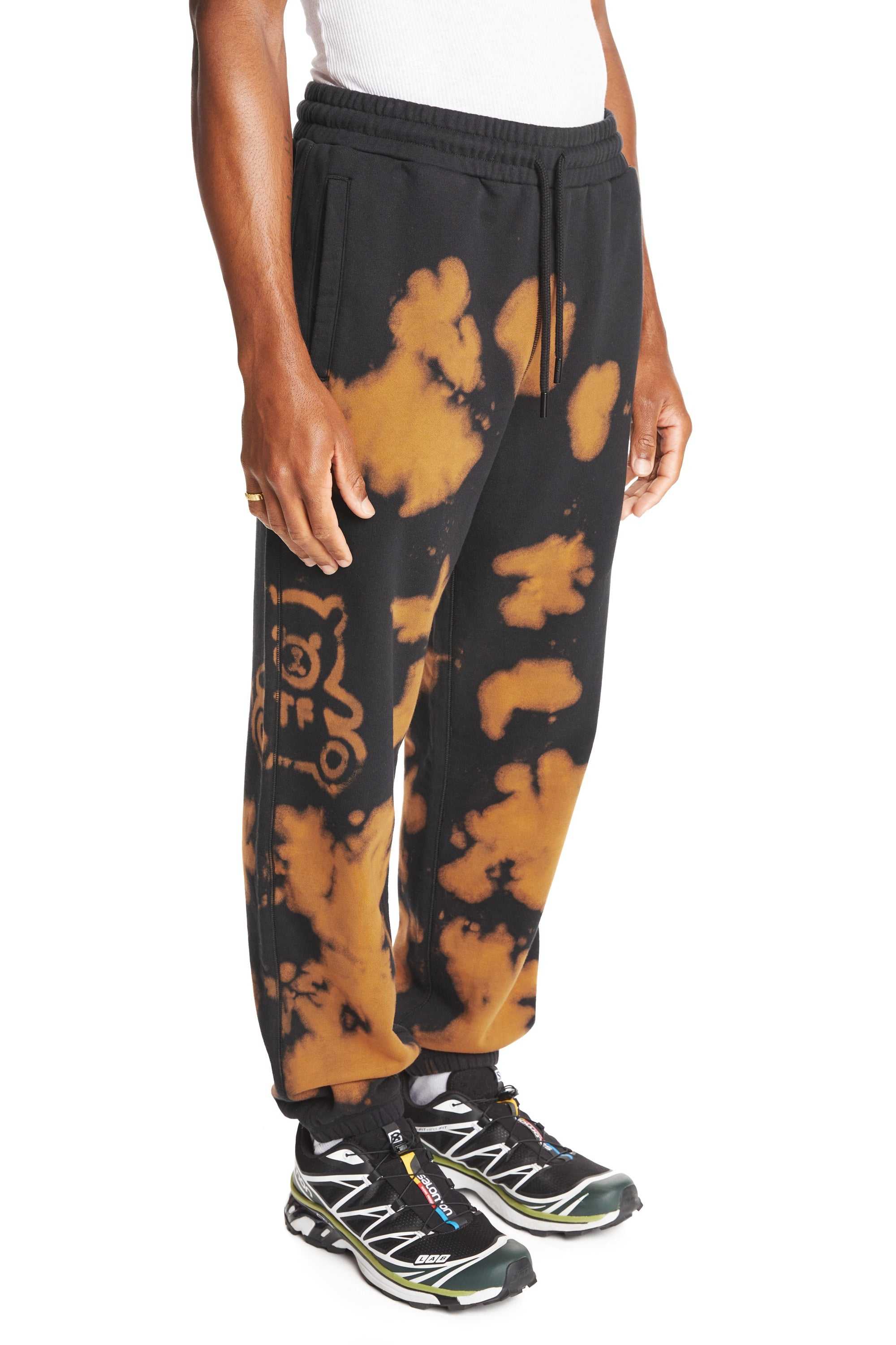 Purple Teddy Fresh Bleach Graphic Sweatpants | 0276VIYWG