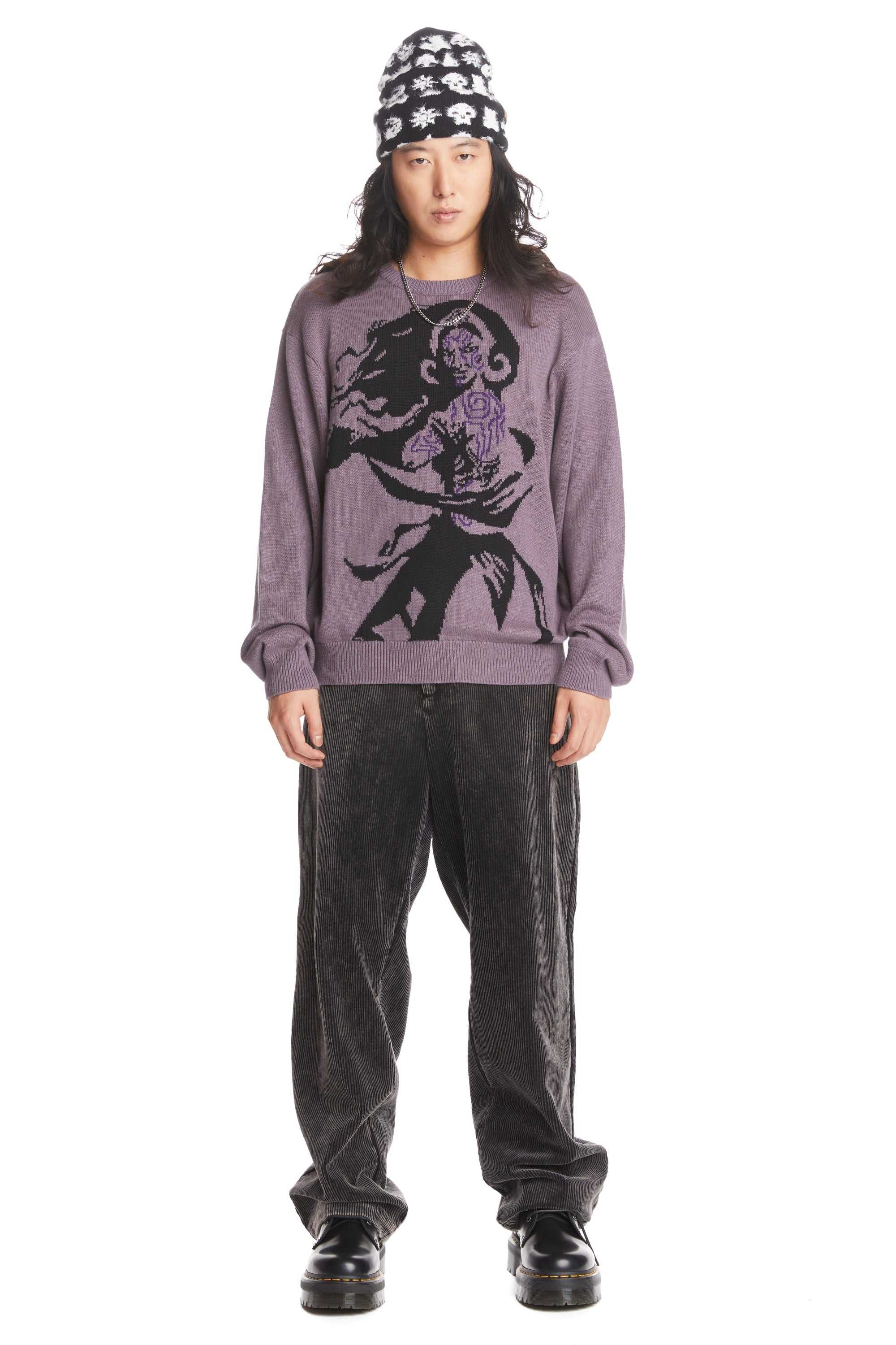 Purple Teddy Fresh TF x Magic: The Gathering Liliana Of The Dark Realms Sweater | 2543HTSOD