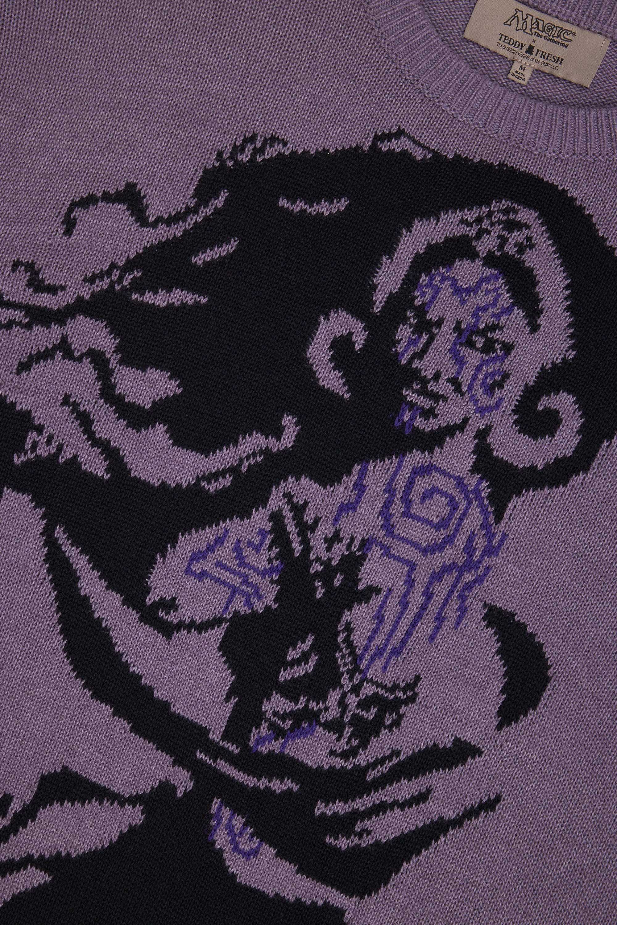 Purple Teddy Fresh TF x Magic: The Gathering Liliana Of The Dark Realms Sweater | 2543HTSOD