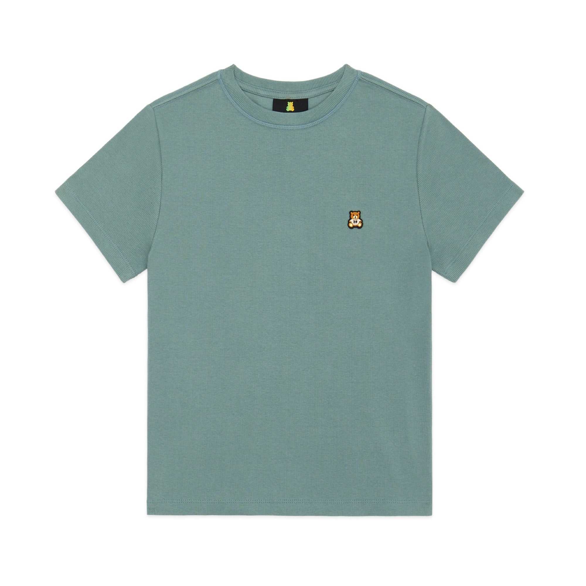 Sage Teddy Fresh Classic Rib Fitted Tee | 3154IXMKR