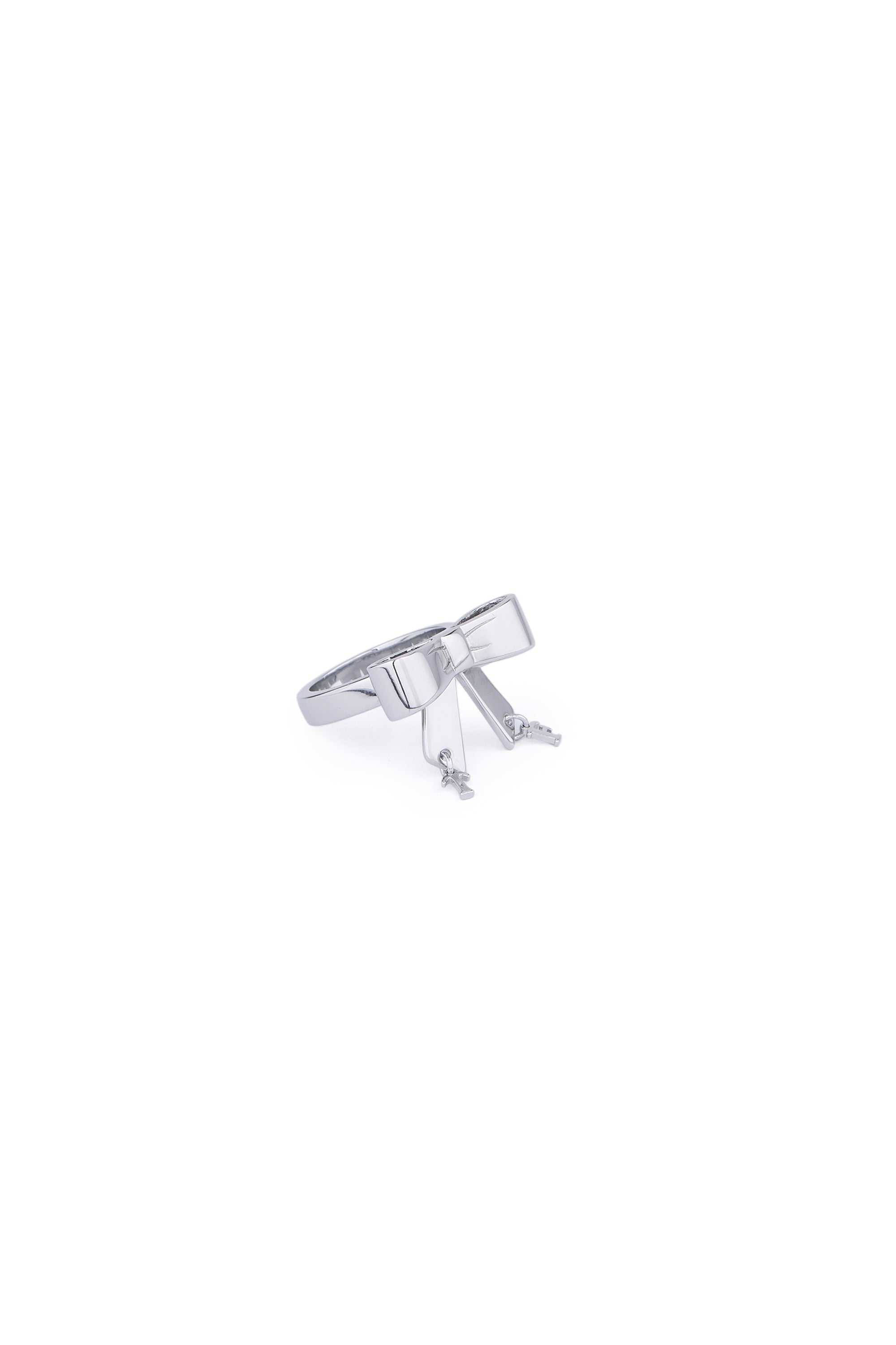 Silver Teddy Fresh Bow Ring | 2573OPYDZ