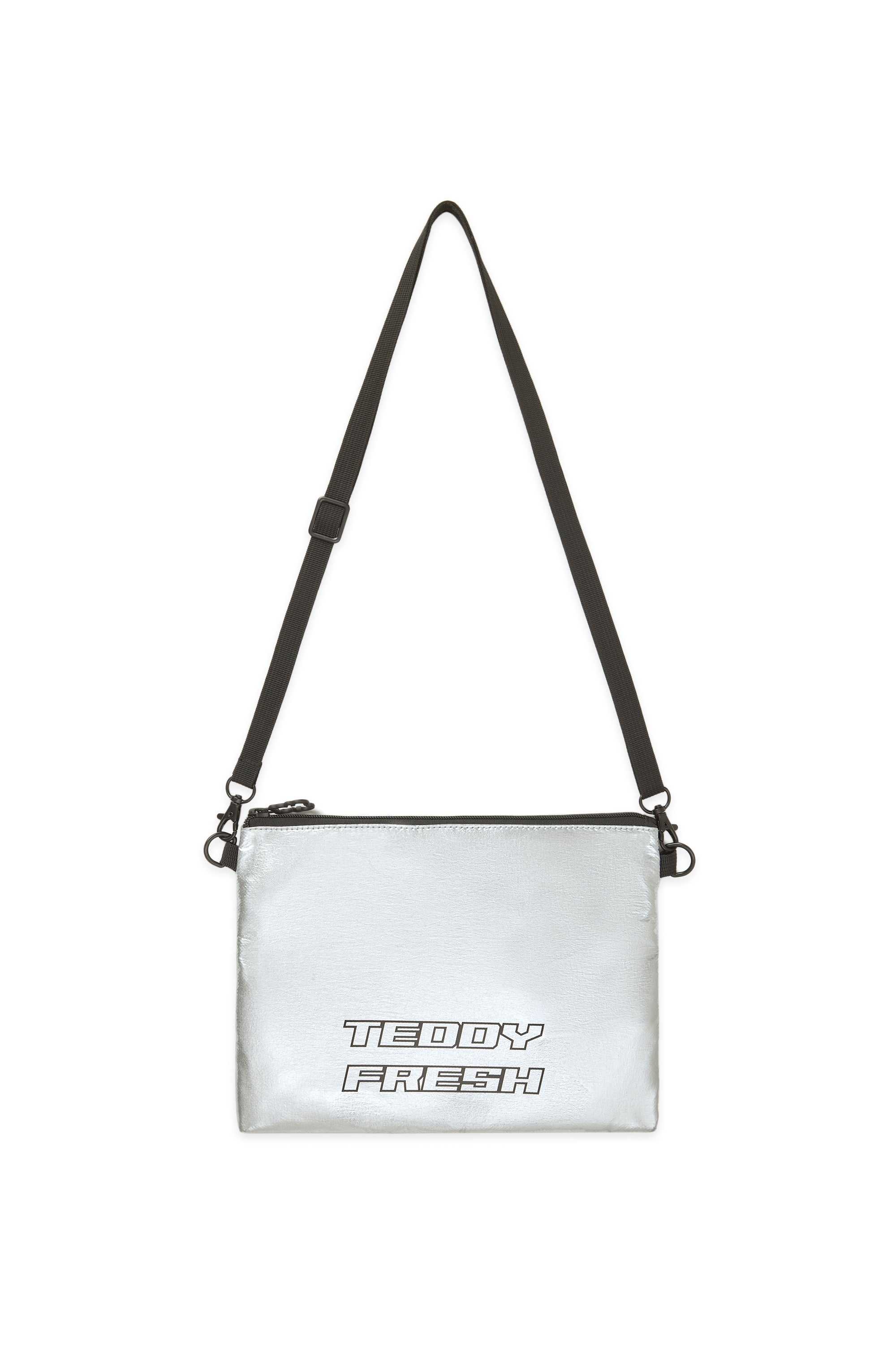 Silver Teddy Fresh Metallic Side Bag | 3079USQLY