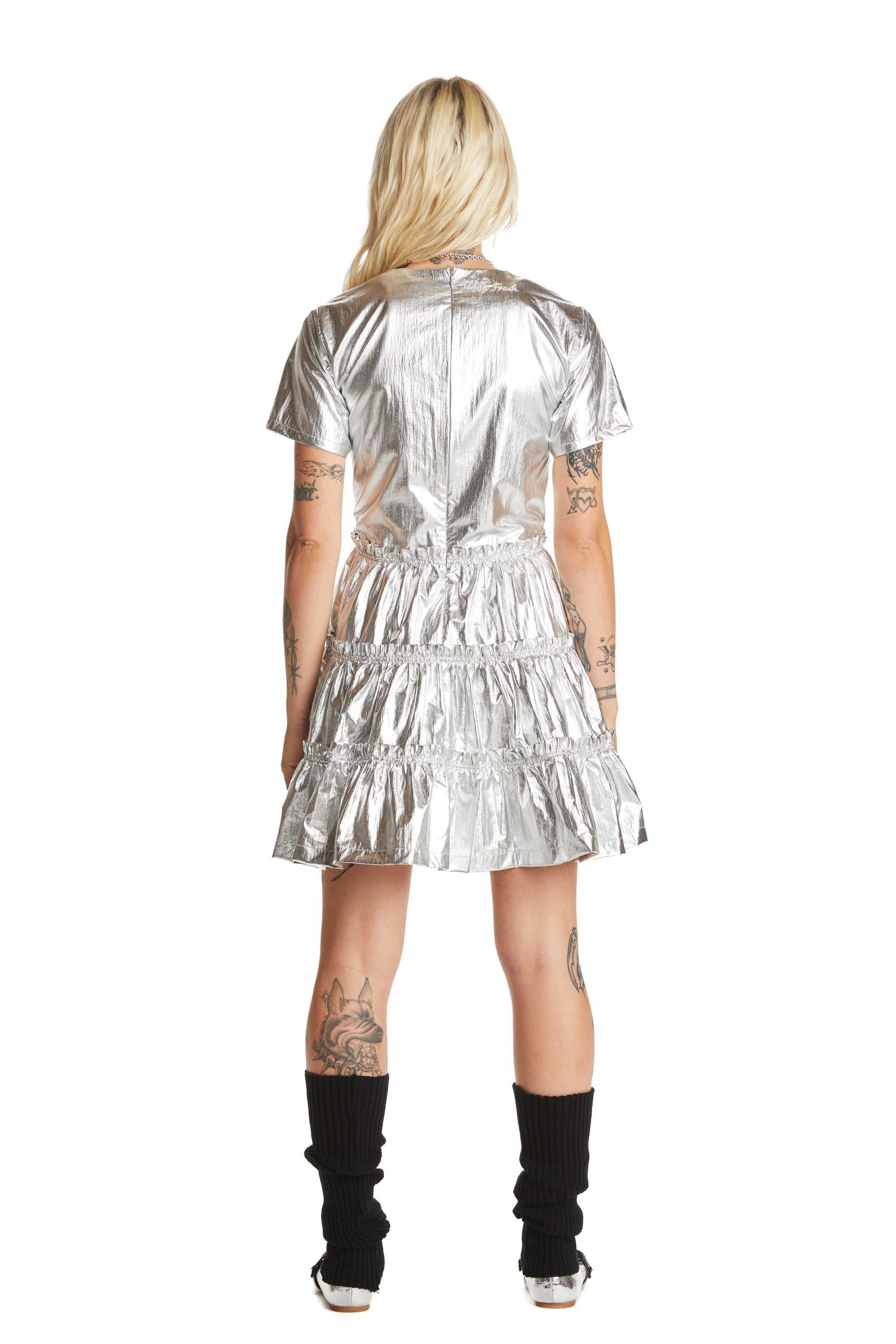 Silver Teddy Fresh Silver Linings Prom Dress | 4173KBRQS