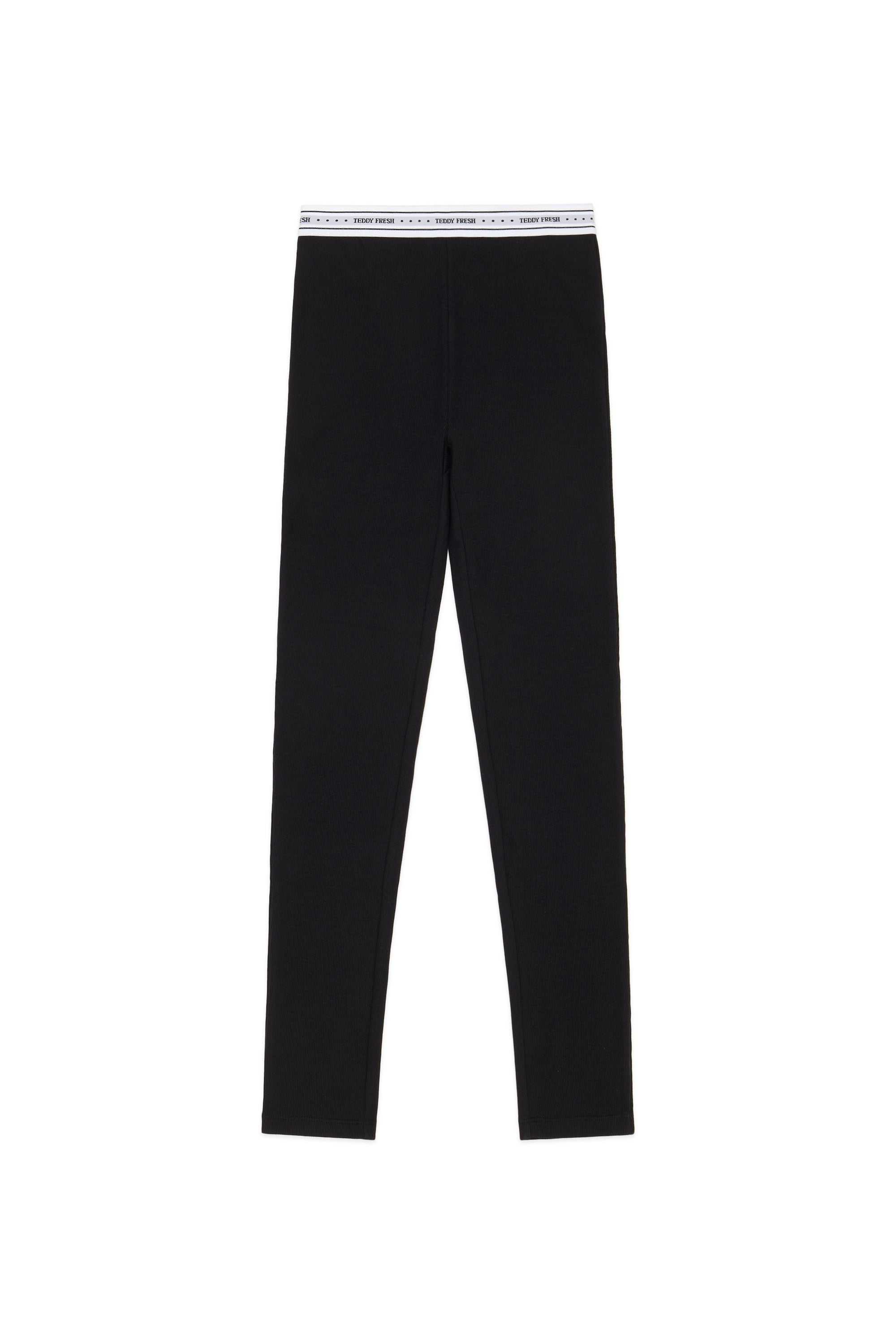 True Black Teddy Fresh Classic Rib Leggings | 6389FVBHN