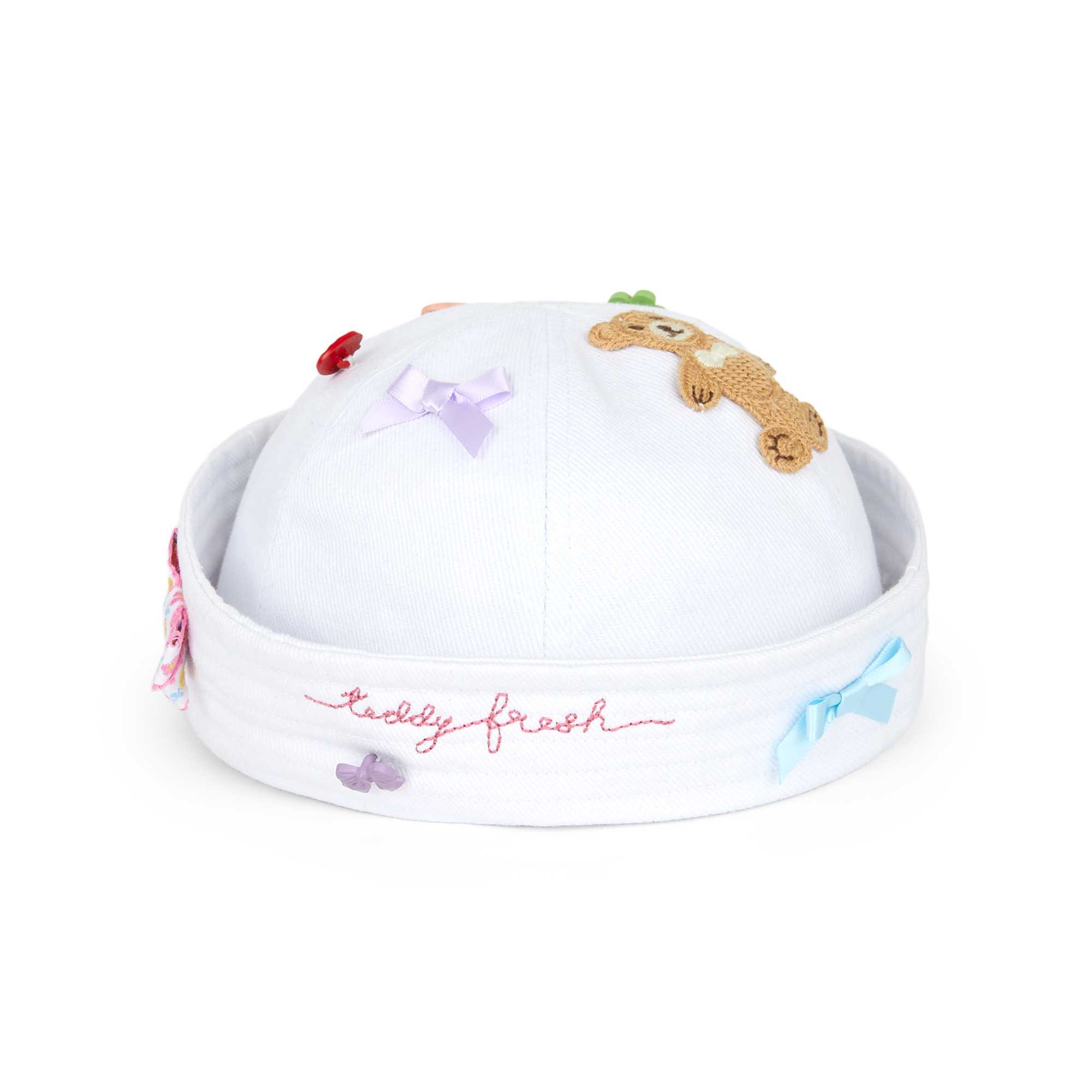 White Teddy Fresh Charms Sailor Hat | 2098AEIZK