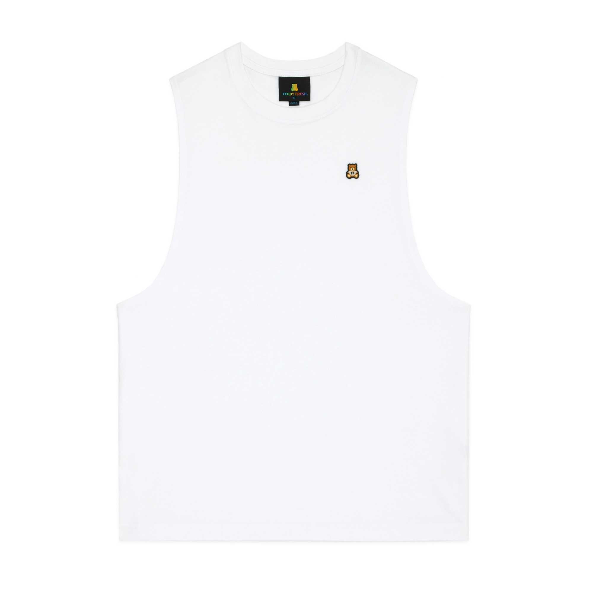 White Teddy Fresh Classic Drop Armhole Top | 0831EGANL