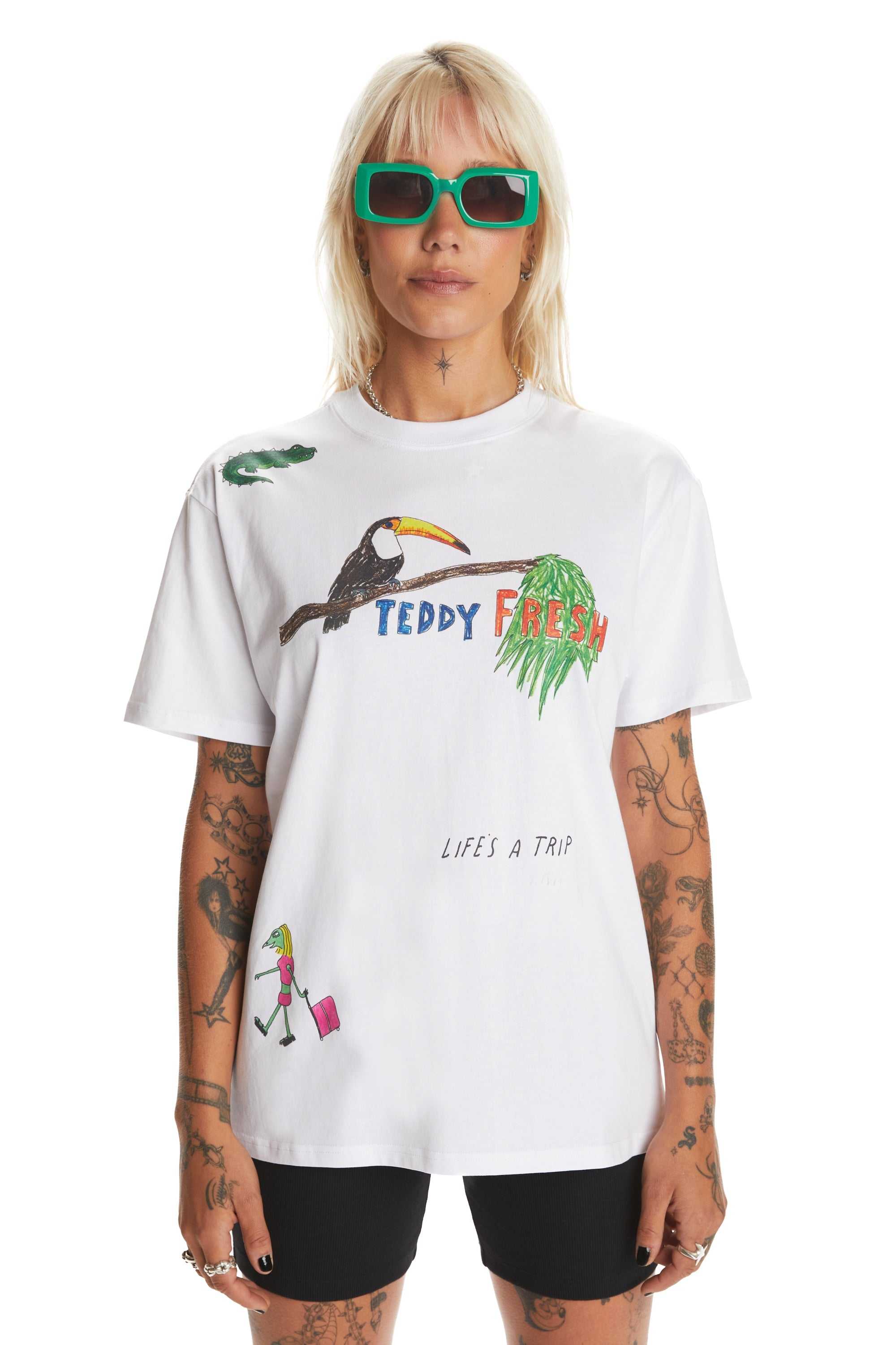 White Teddy Fresh Iguana Tee | 0157YZLHF