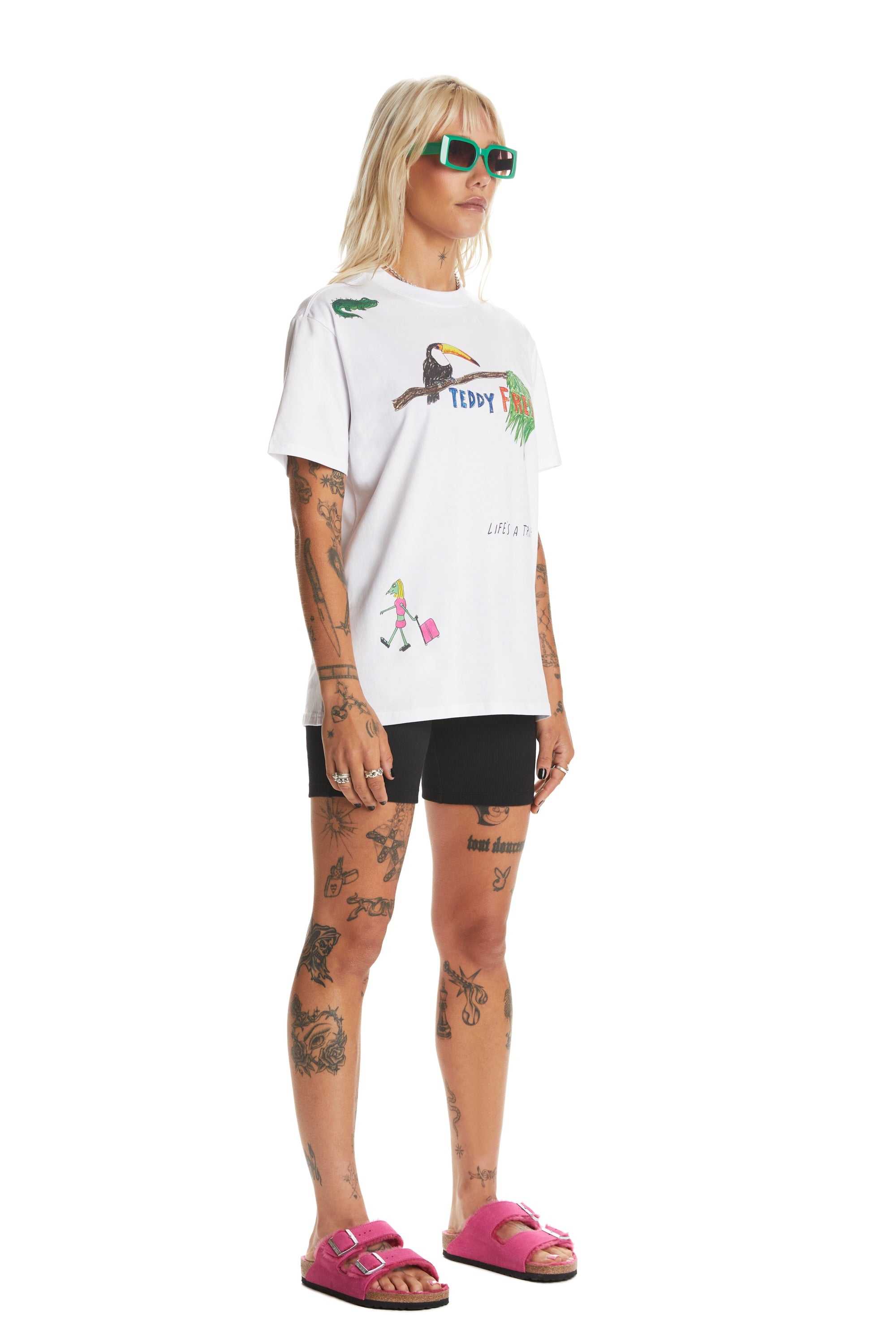 White Teddy Fresh Iguana Tee | 0157YZLHF