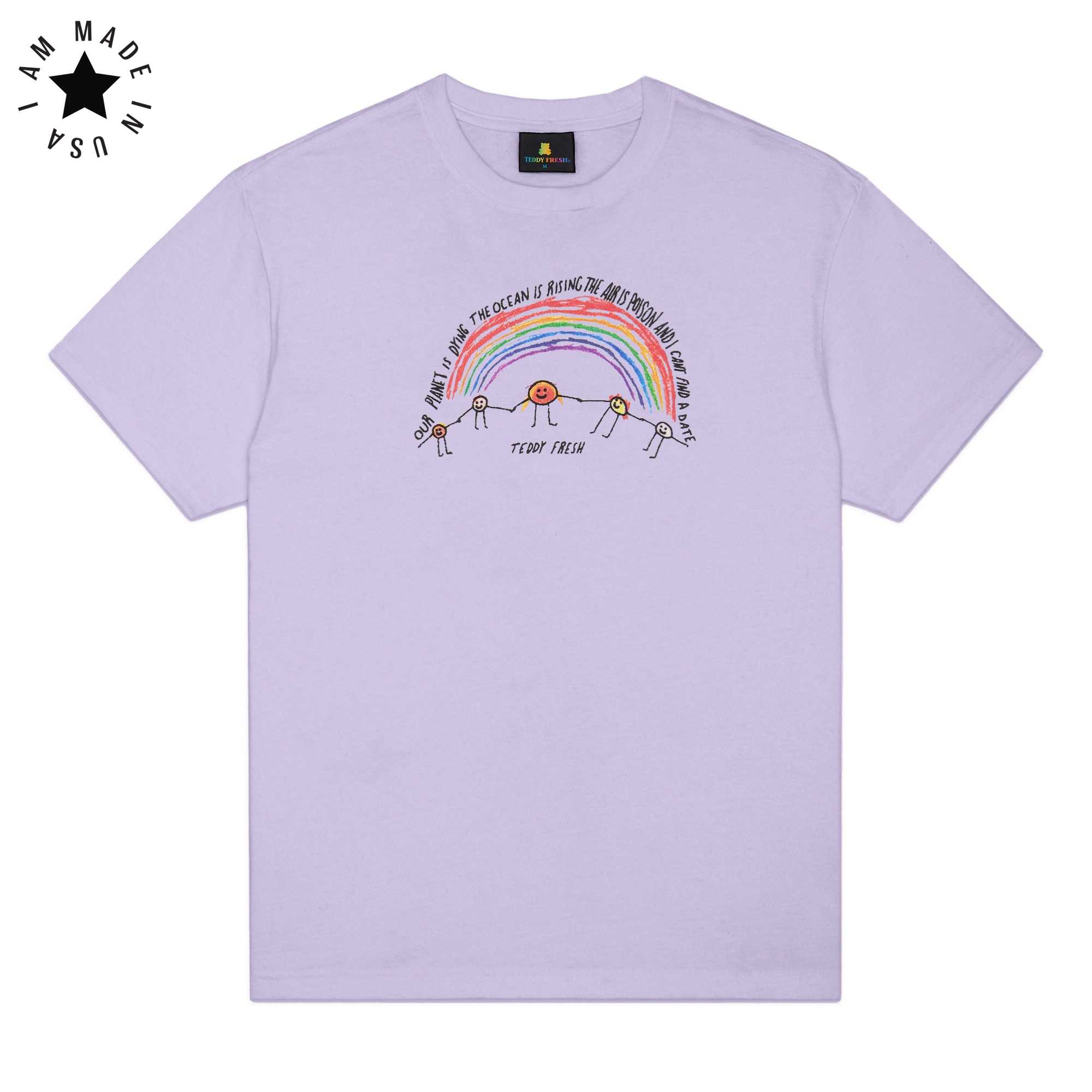 White Teddy Fresh Our Planet Is Dying Tee | 9065XZYUK