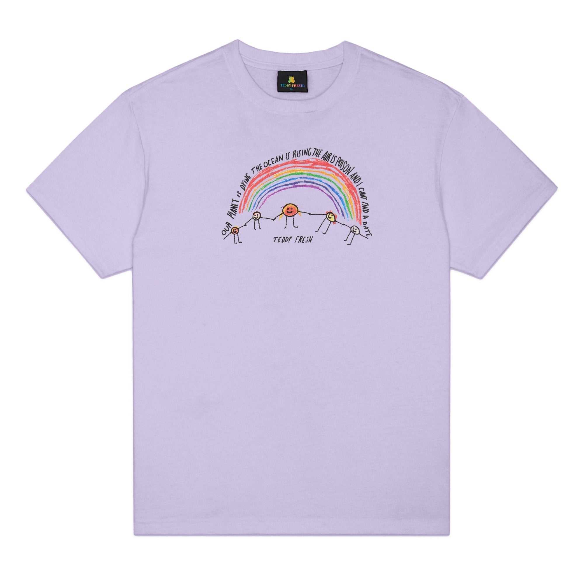 White Teddy Fresh Our Planet Is Dying Tee | 9065XZYUK