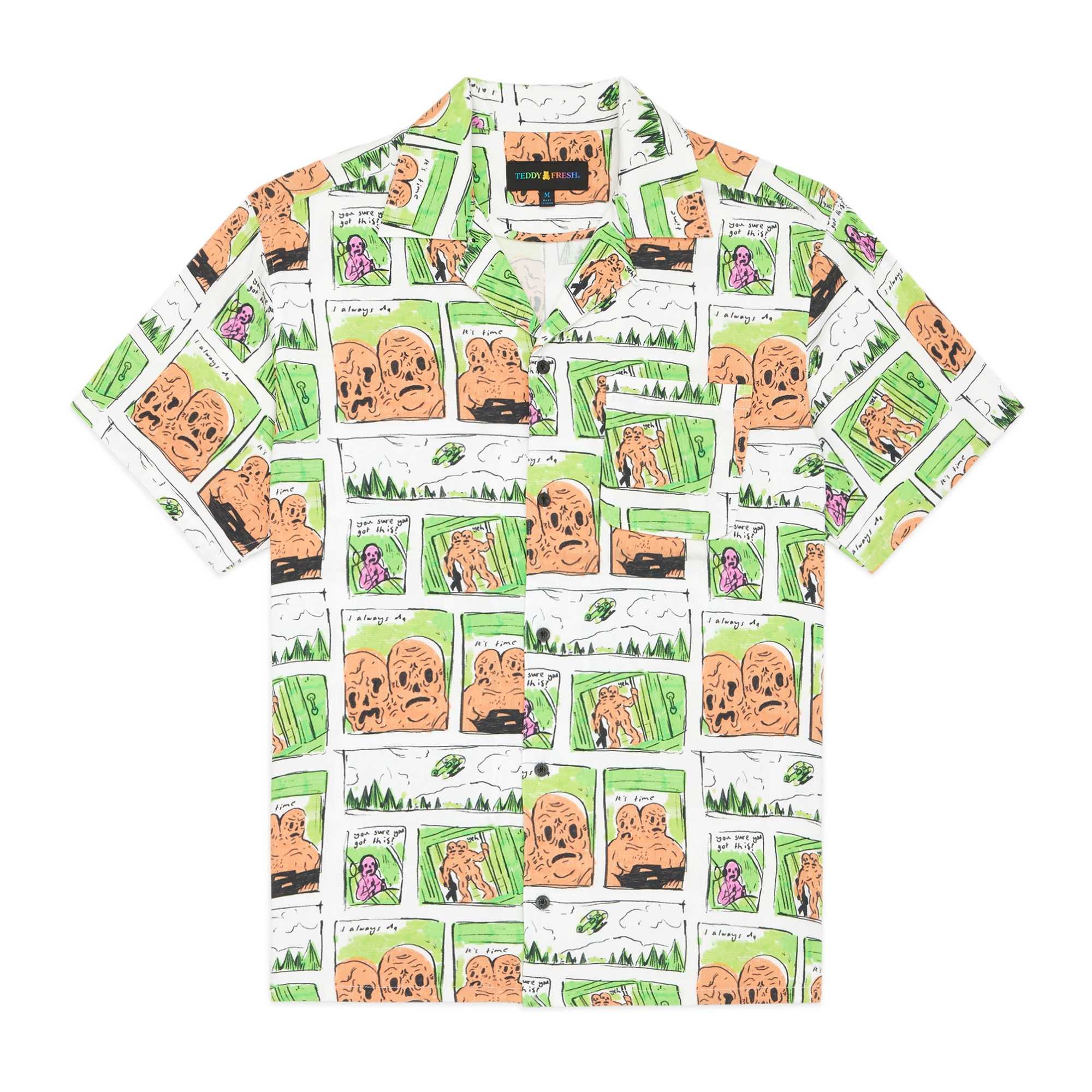 White Teddy Fresh TF x Samuel Finch Shirt | 5968XNLFA